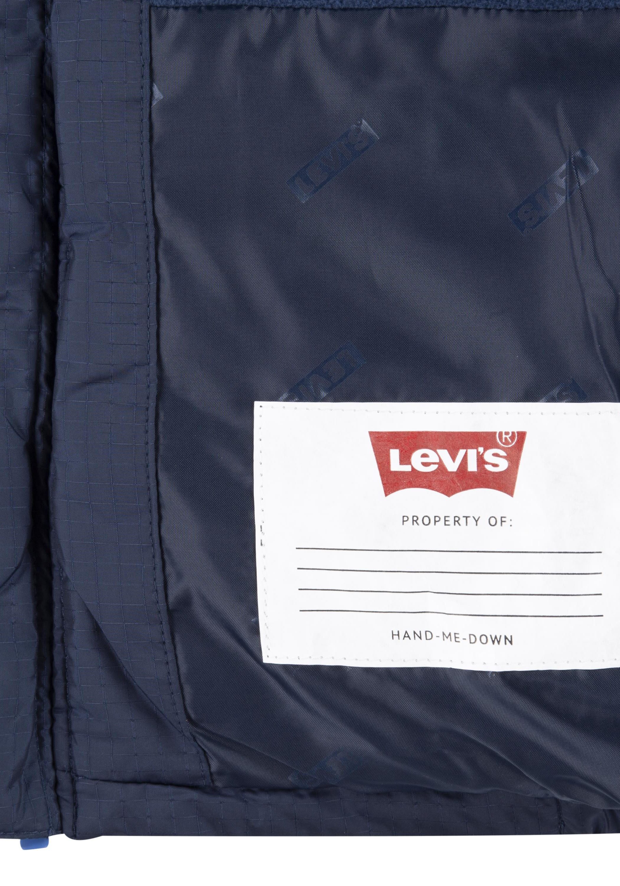 Levi's Kidswear Bodywarmer LVB ESSENTIAL VEST met contrasterende rits