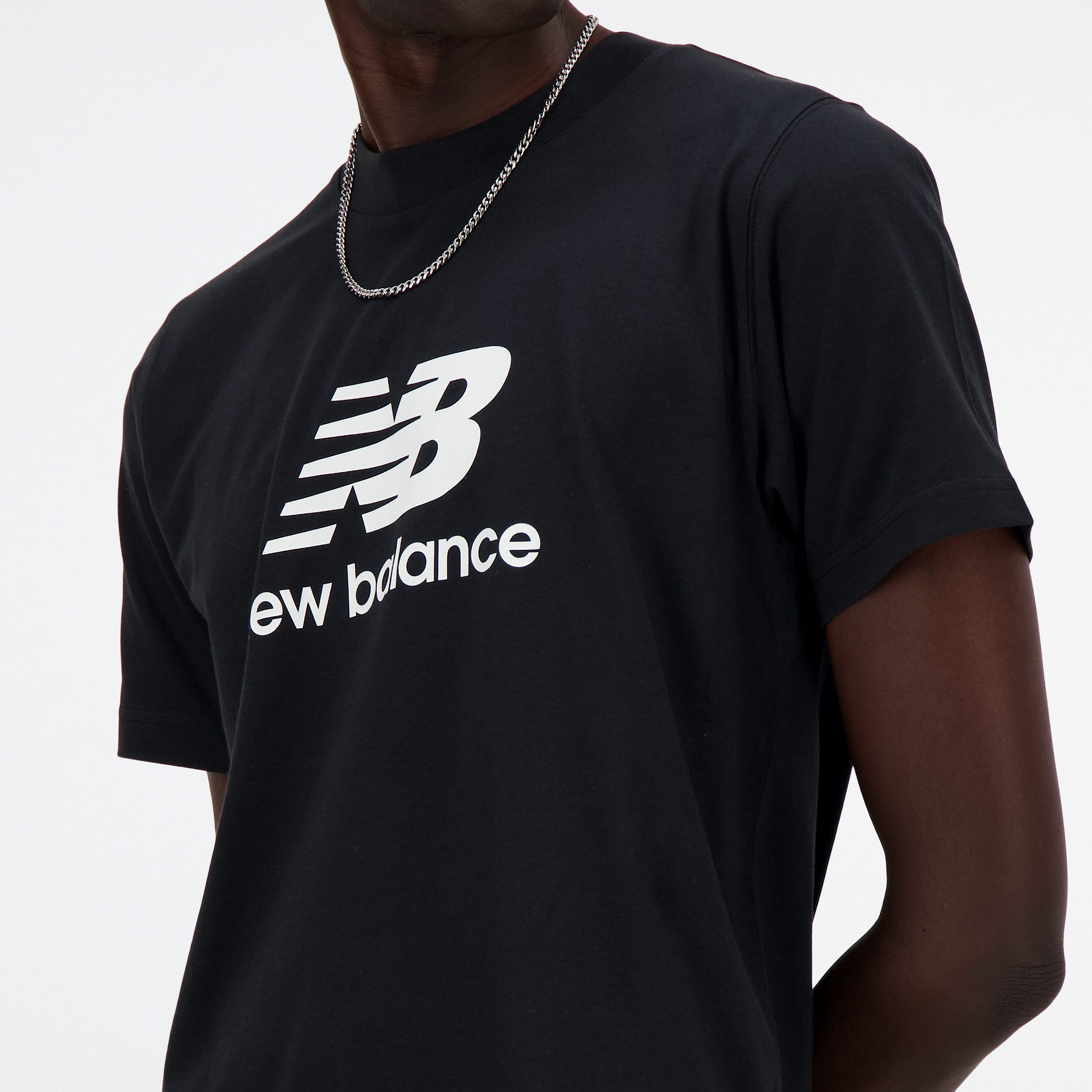 New Balance T-shirt Sport Essentials logo T-shirt NB NAVY