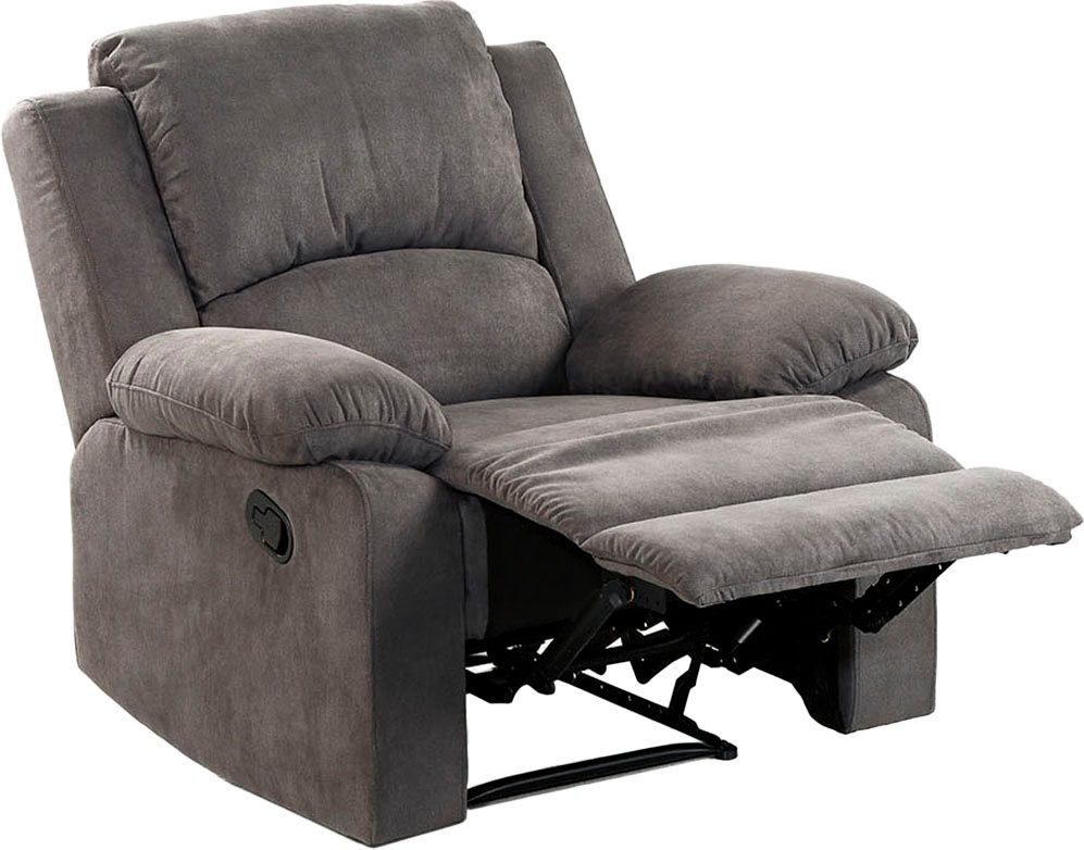 Jockenhöfer Gruppe Fauteuil Dakota Ligfunctie met halfautomatische relaxfunctie, TFK bekleding