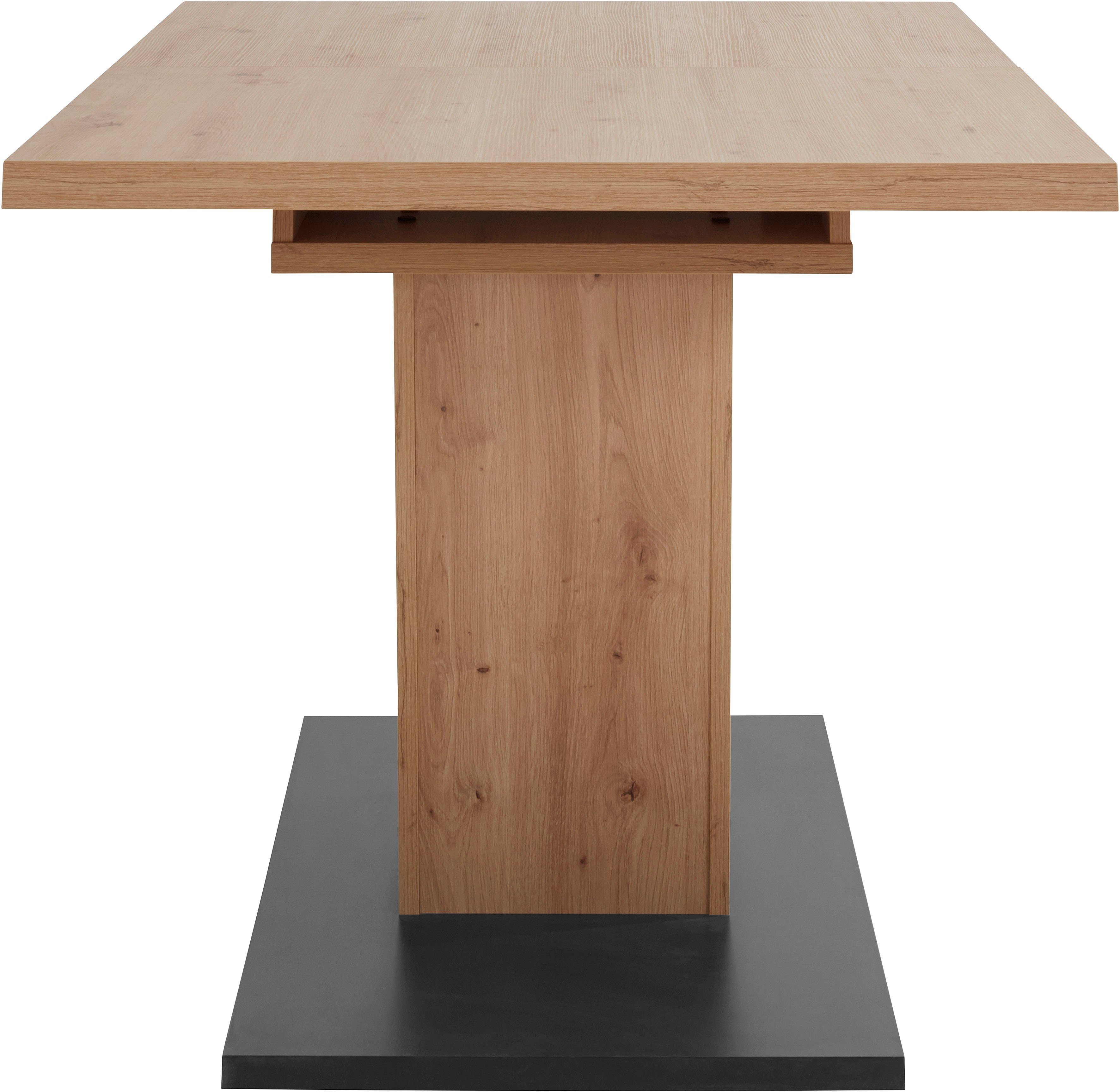 HELA Eettafel op zuil Gesa uitschuifbaar 140-180 cm