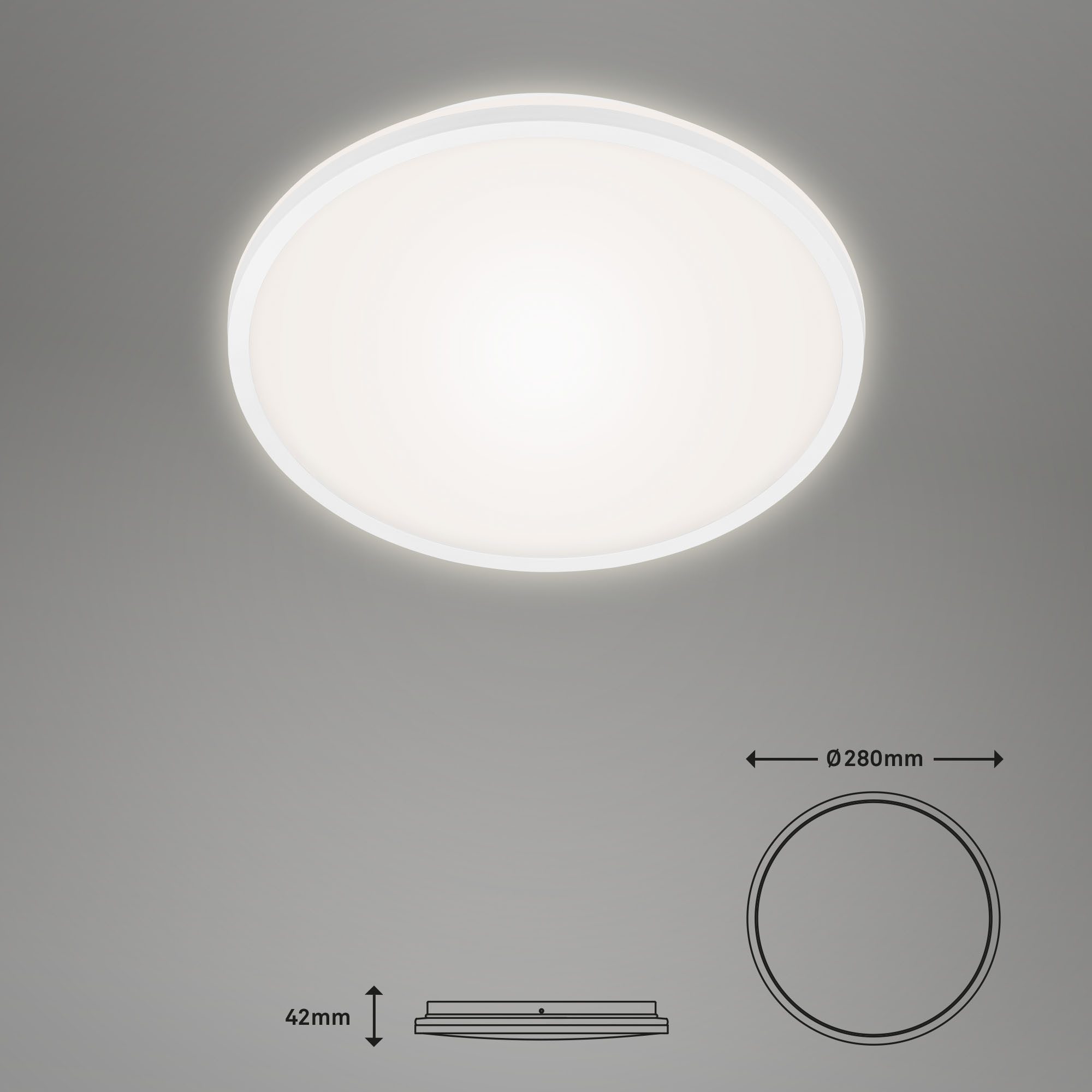 Briloner Leuchten Plafondlamp LANA