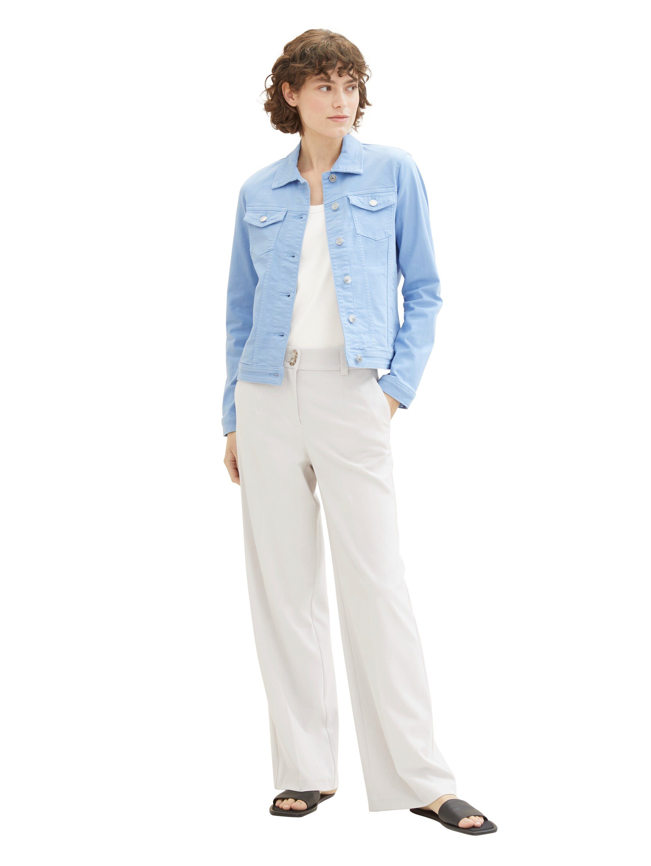 Tom Tailor Jeansjack met stijlvolle borstzakken