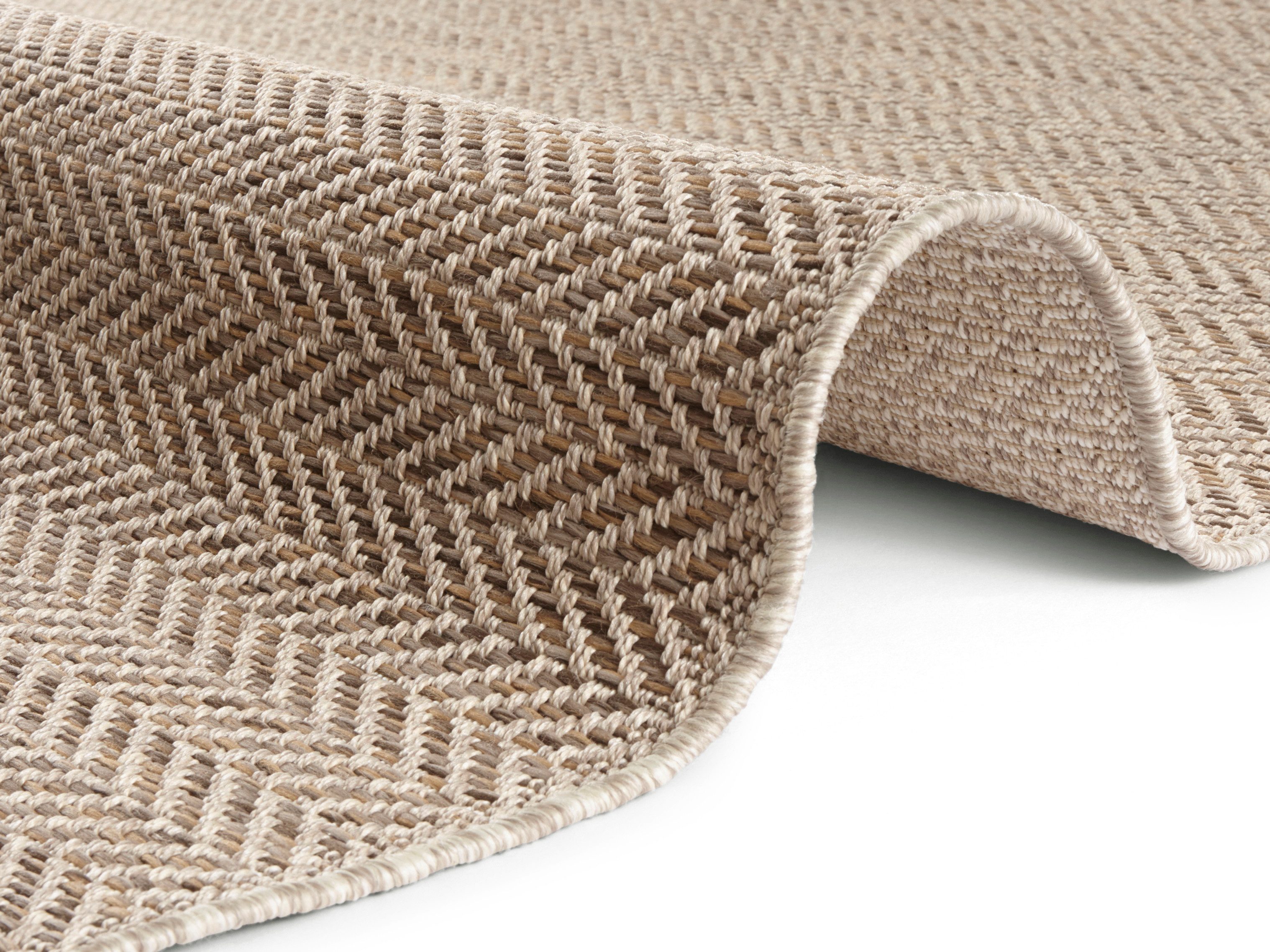 ELLE DECORATION Vloerkleed CAEN Geschikt voor binnen en buiten, weerbestendig, balkon, tuin, woonkamer, waterbestendig
