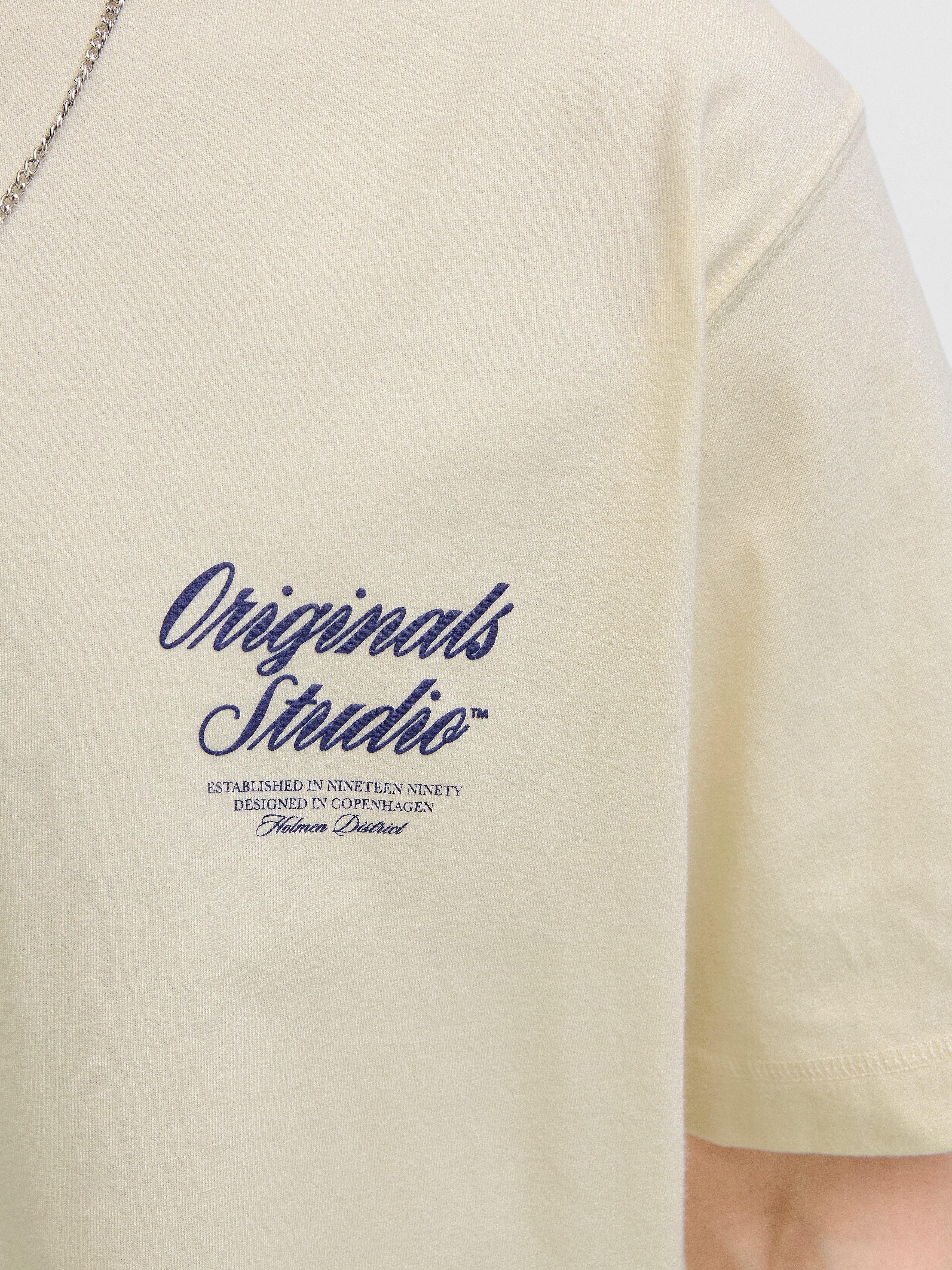Jack & Jones Shirt met korte mouwen JORNORREBRO TYPO TEE SS CREW NECK NOOS