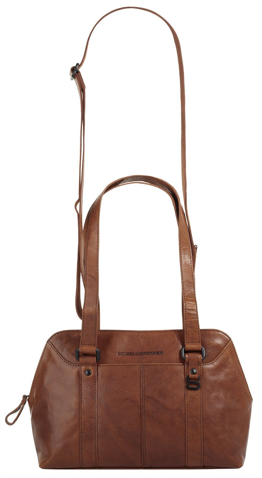 Spikes & Sparrow Tas echt leder