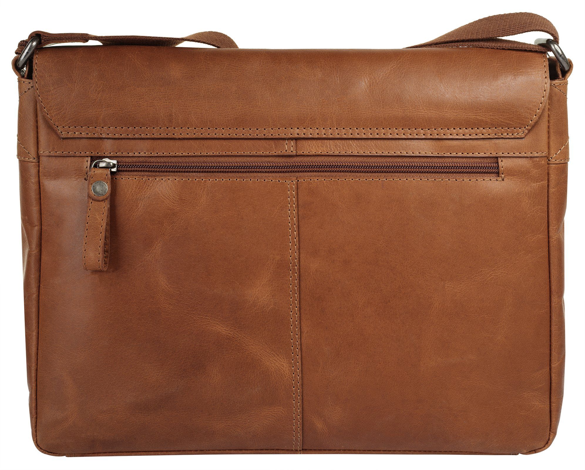 Sansibar Messenger Bag echt leder