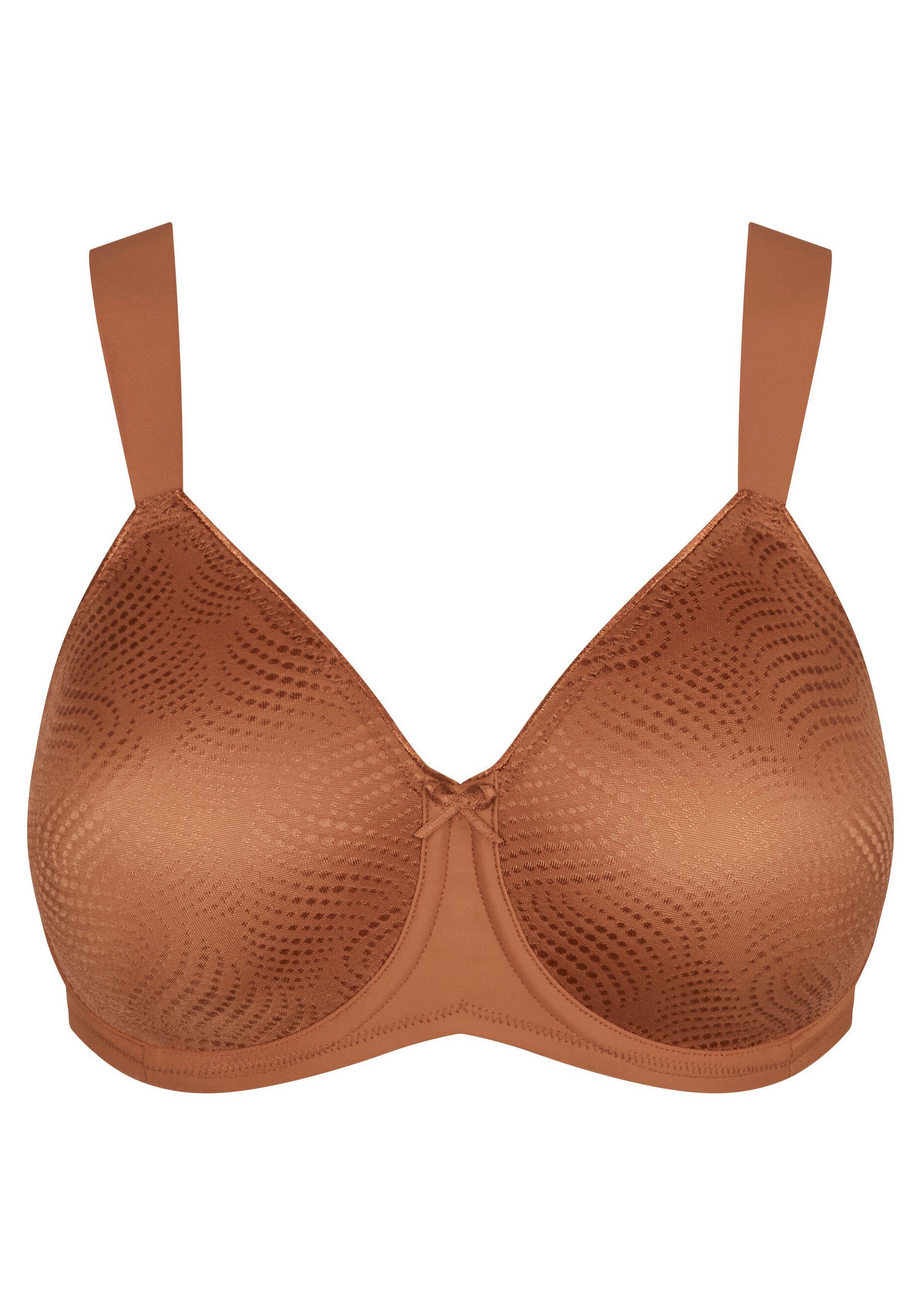 Triumph Minimizer-bh Essential Minimizer Glinsterend jacquardpatroon, met beugel, kleine satijnen strik