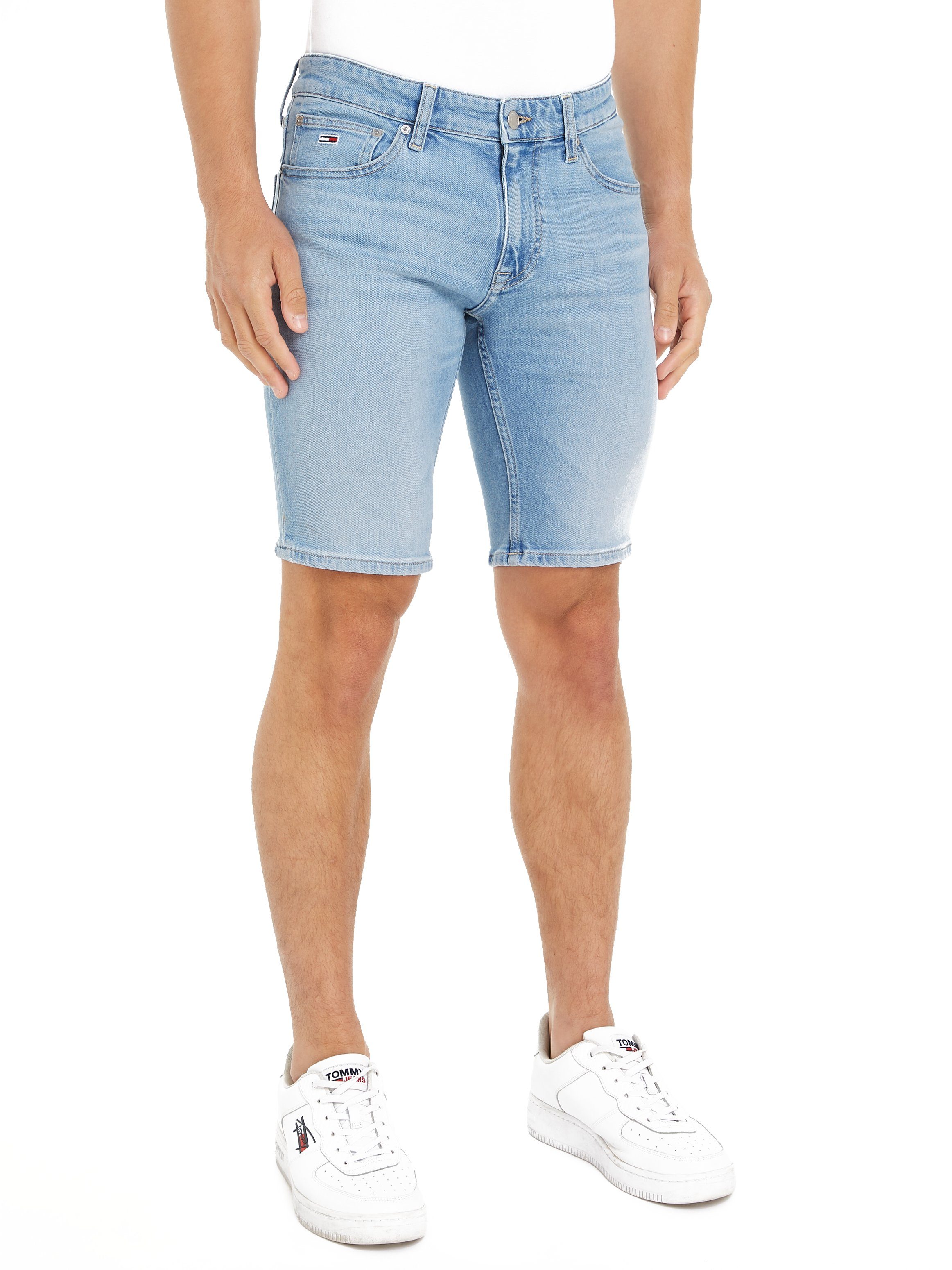 Tommy Jeans Regular fit korte jeans in 5-pocketmodel model 'SCANTON'