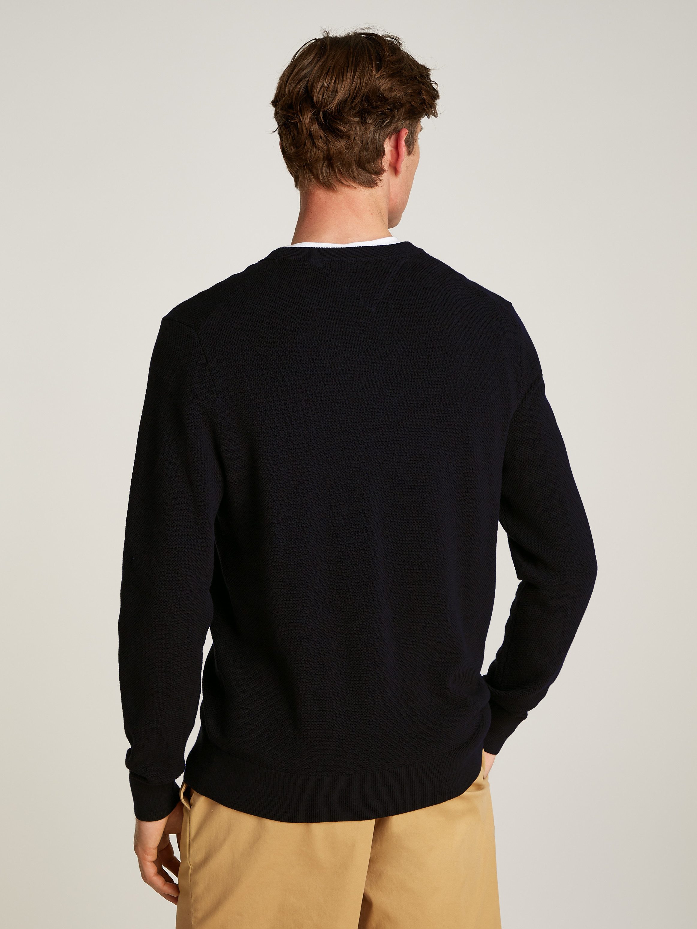 Tommy Hilfiger Trui met ronde hals ESSENTIAL STRUCTURE CREW NECK