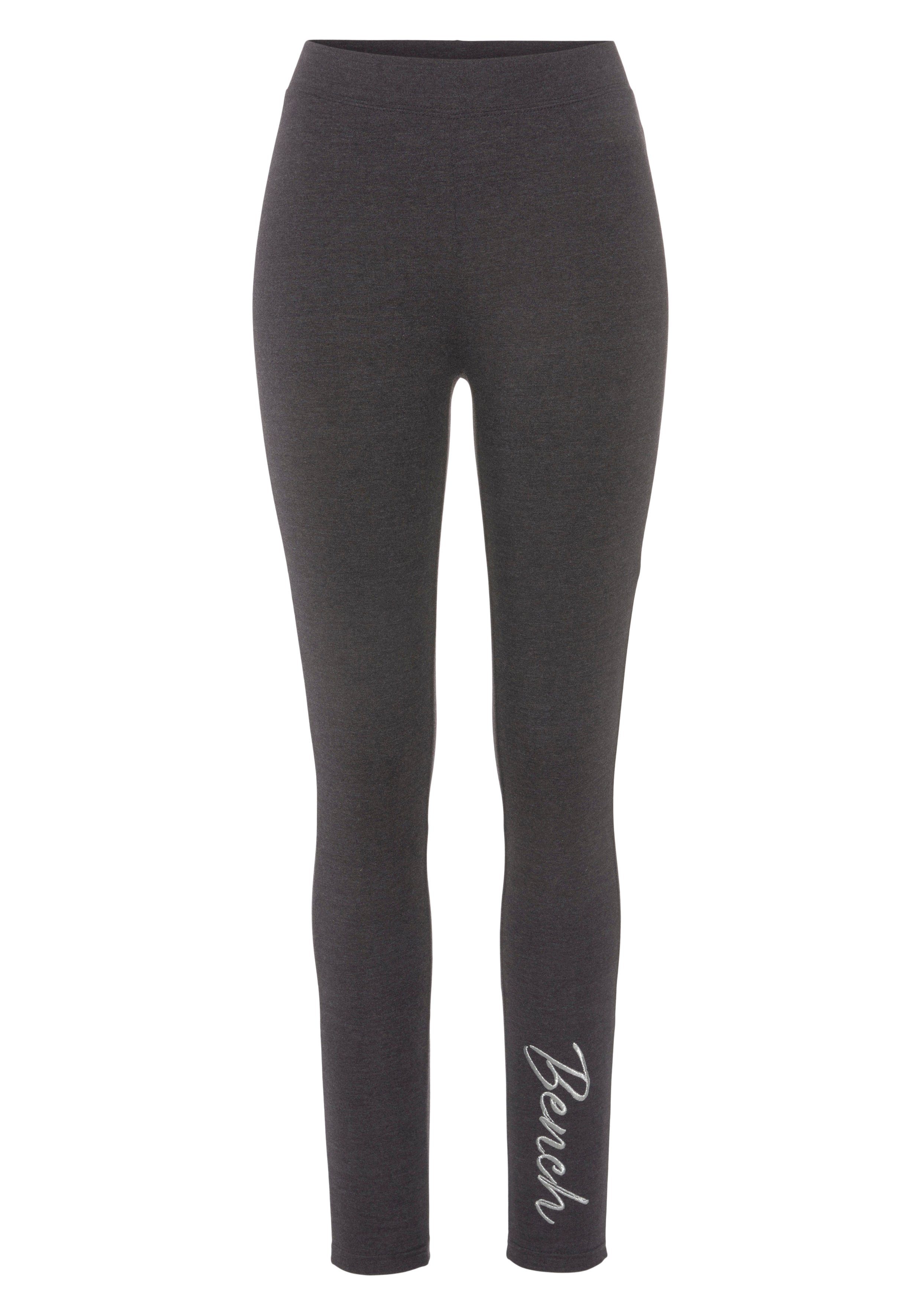 Bench. Loungewear Legging -Loungebroek met glanzende logo-borduurwerk, loungewear