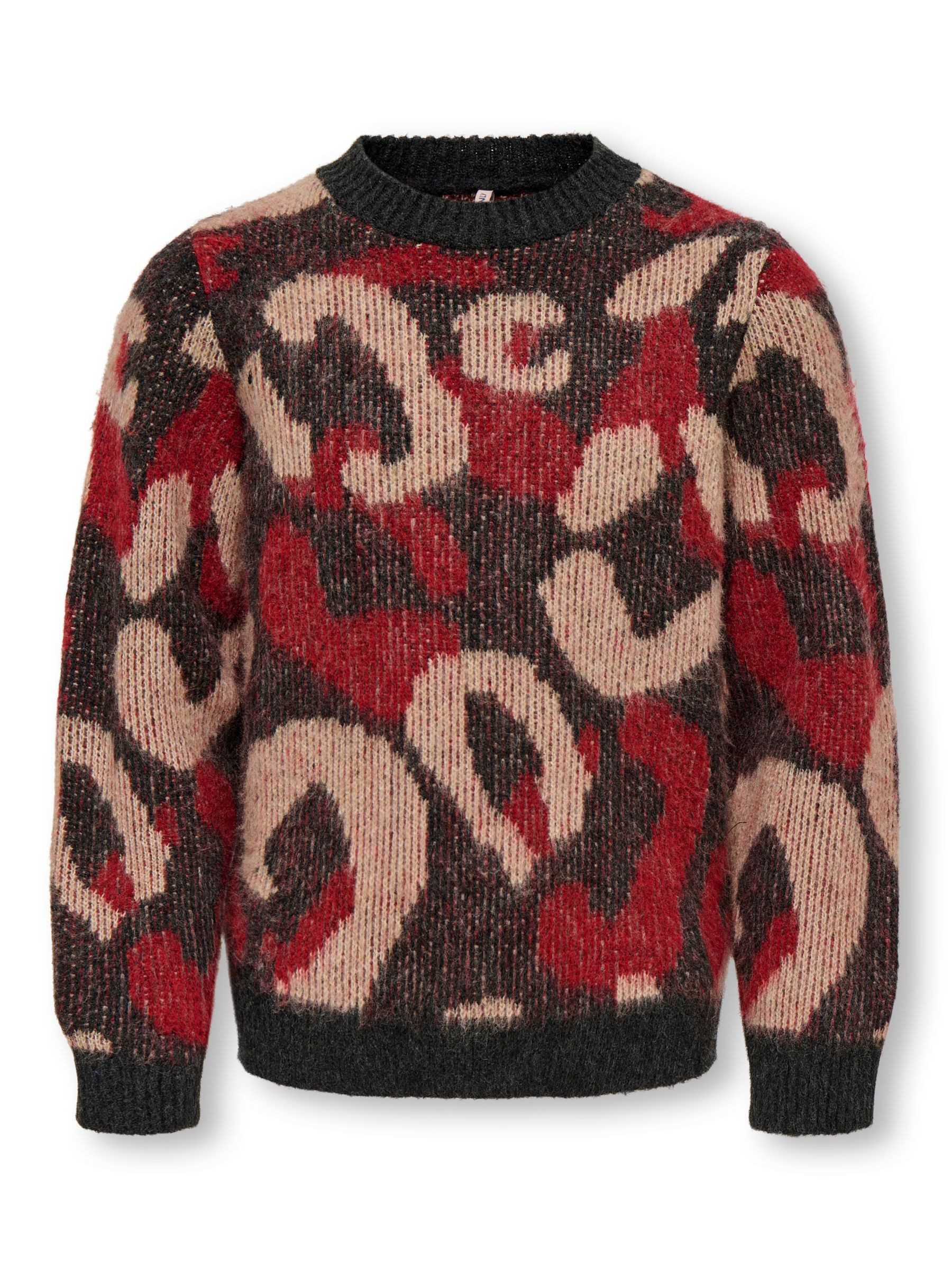 KIDS ONLY Trui met ronde hals KOGWILD L/S JQ O-NECK KNT