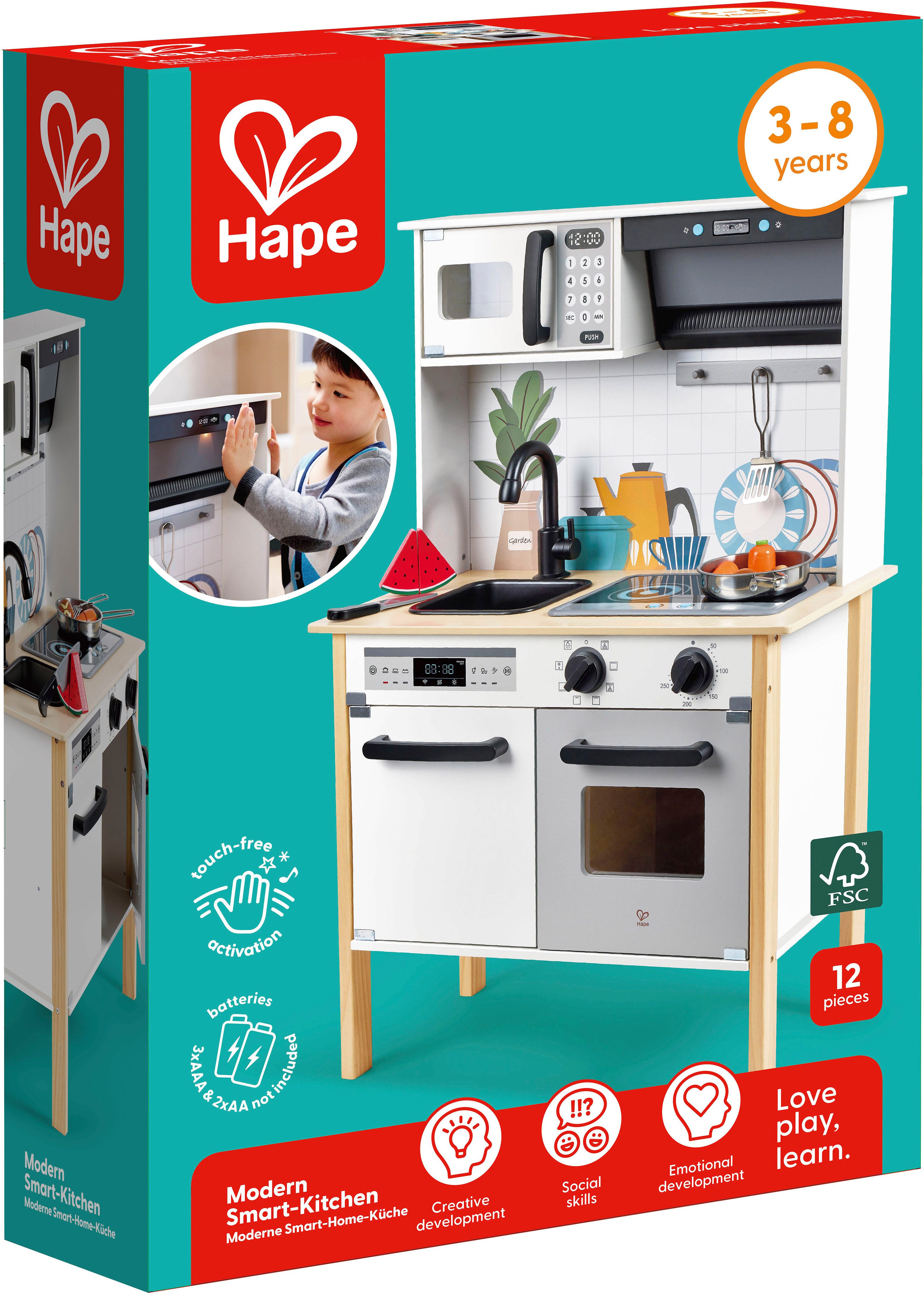 Hape Speelkeuken Moderne smart-home-keuken met licht- & geluidseffect
