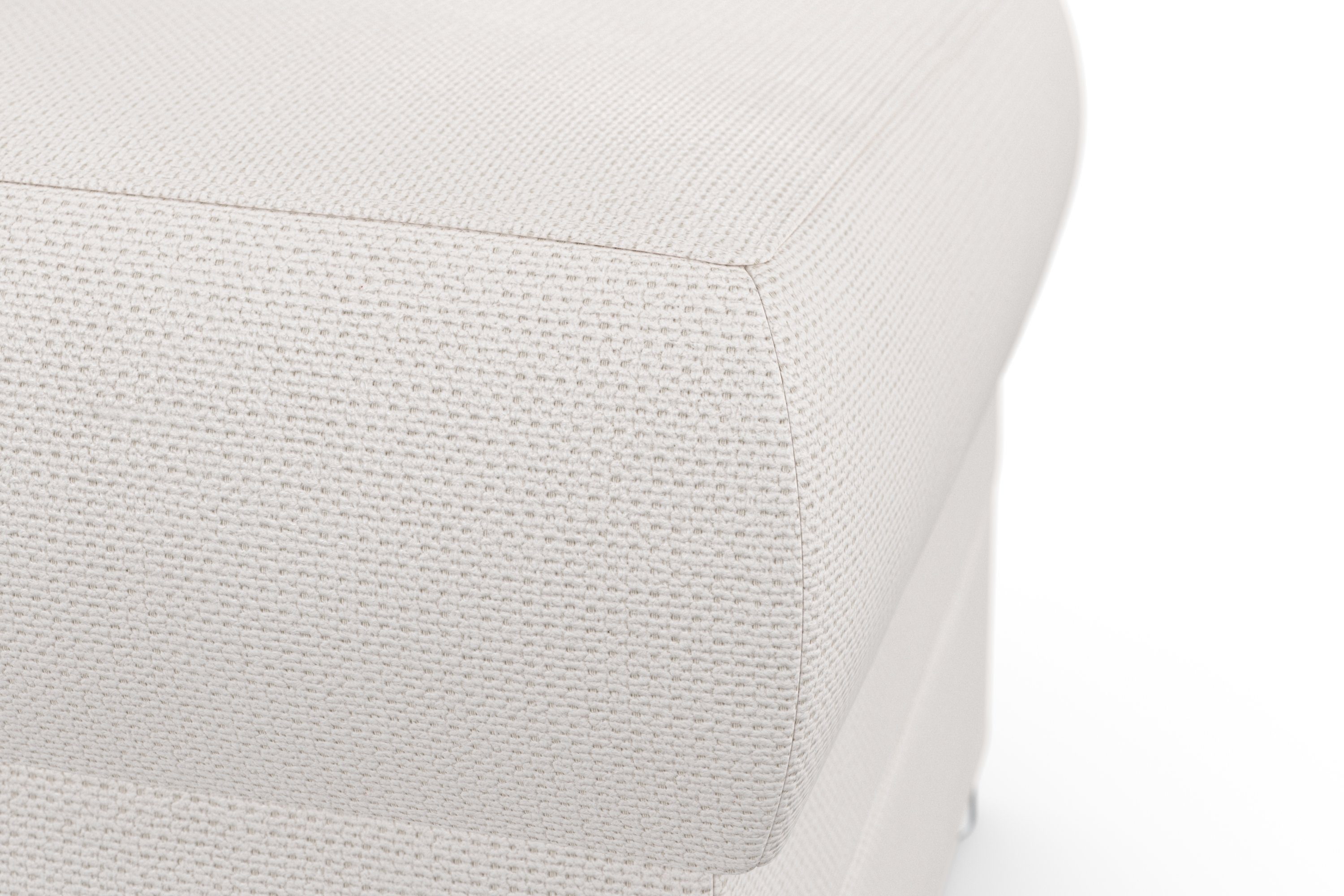 DOMO collection Hocker Pina, kompakt und bequem Bijpassende voetenbank/poef bij de serie