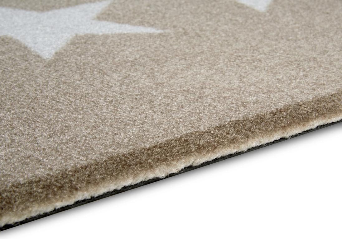 HANSE Home Mat Sterren, deurmat Inloopmat, binnen en buiten, antislip, weerbestendig, wasbaar