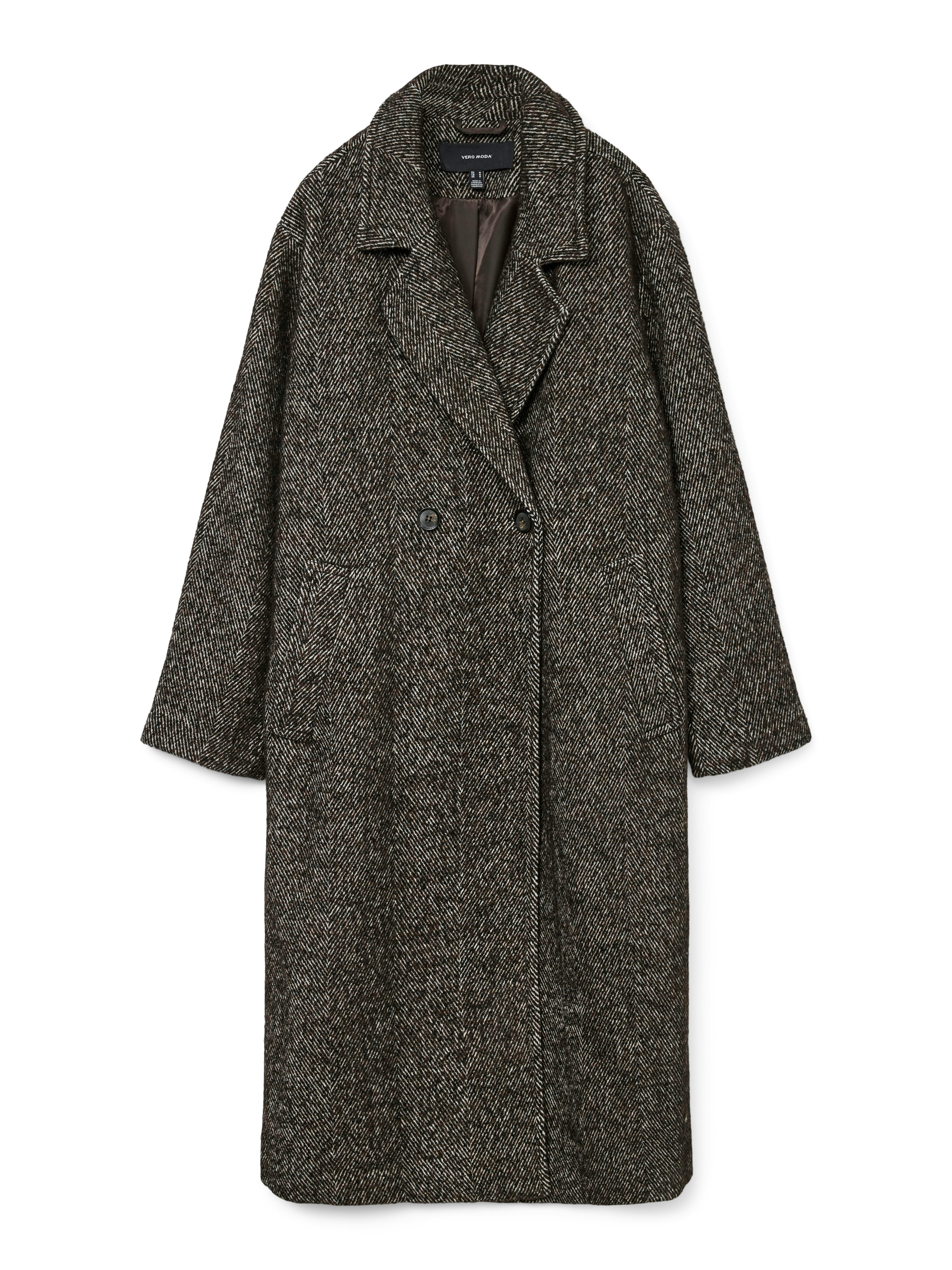 Vero Moda Lange jas VMBABETTE LONG WOOL COAT GA