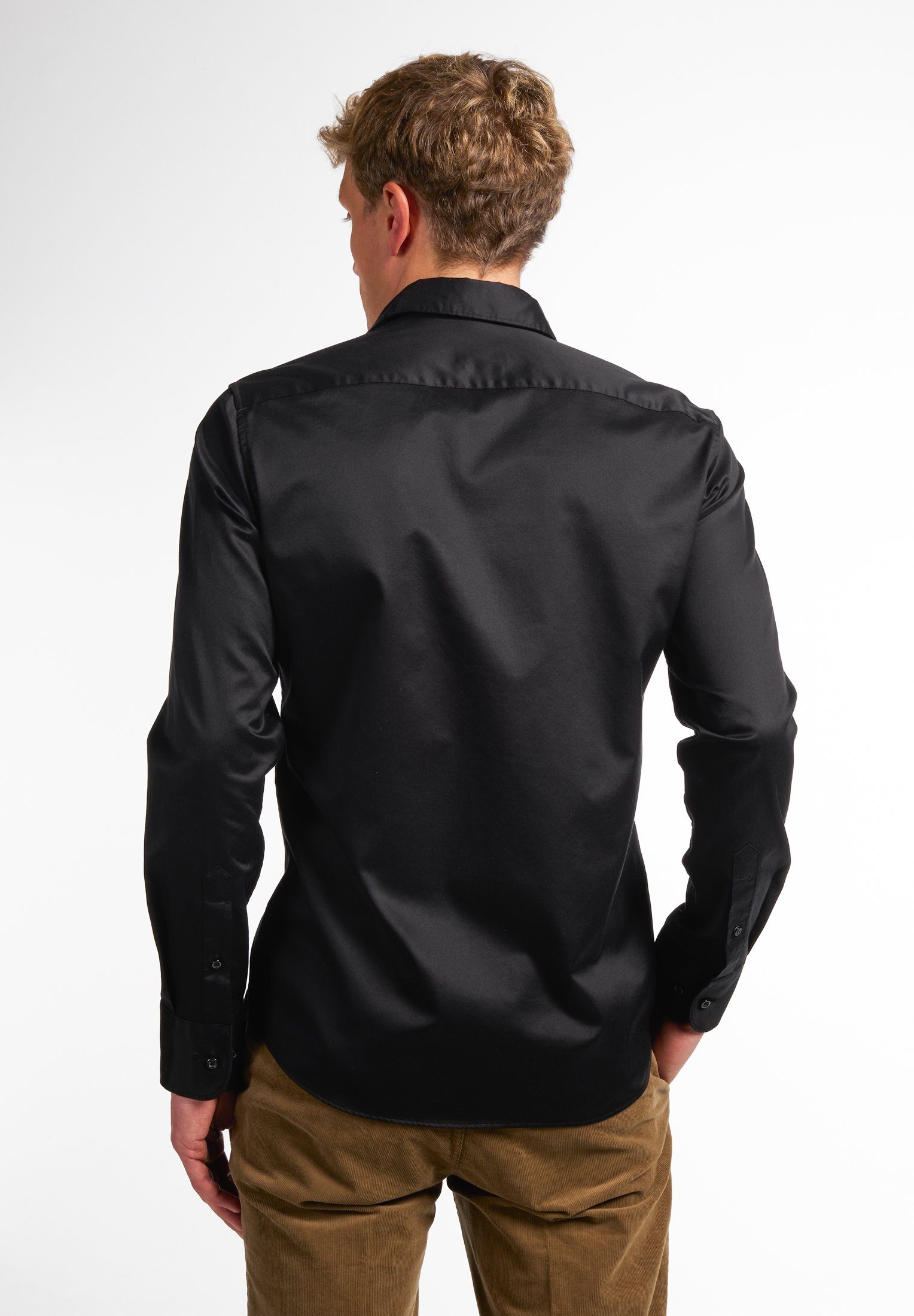 Eterna Overhemd met lange mouwen Slim fit EASY IRON (gemakkelijk te strijken)