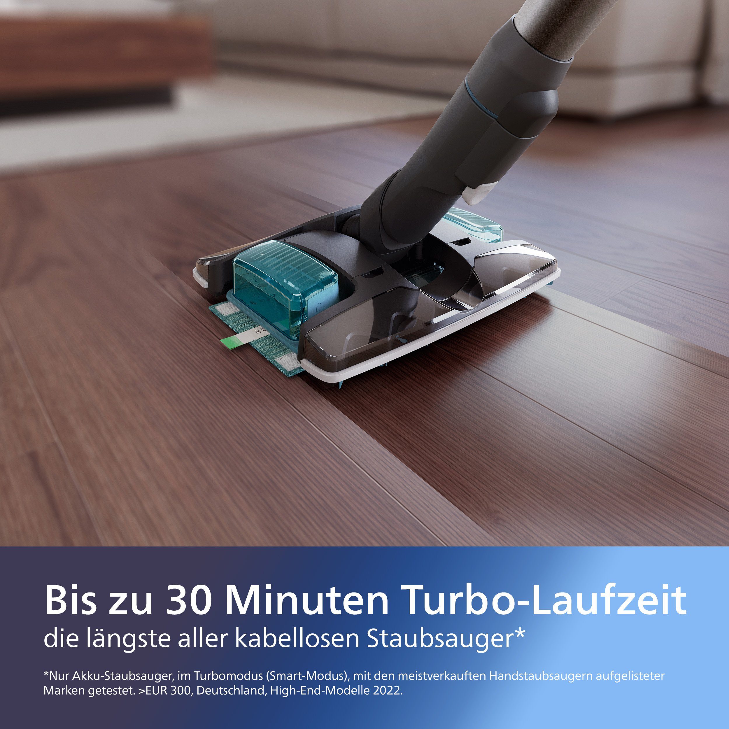 Philips Nat- en droogzuiger XC8055/01 Aqua Plus 8000 Series „Alleskönner“ met tot 80 minuten looptijd en adaptieve zuig- en wissproeier