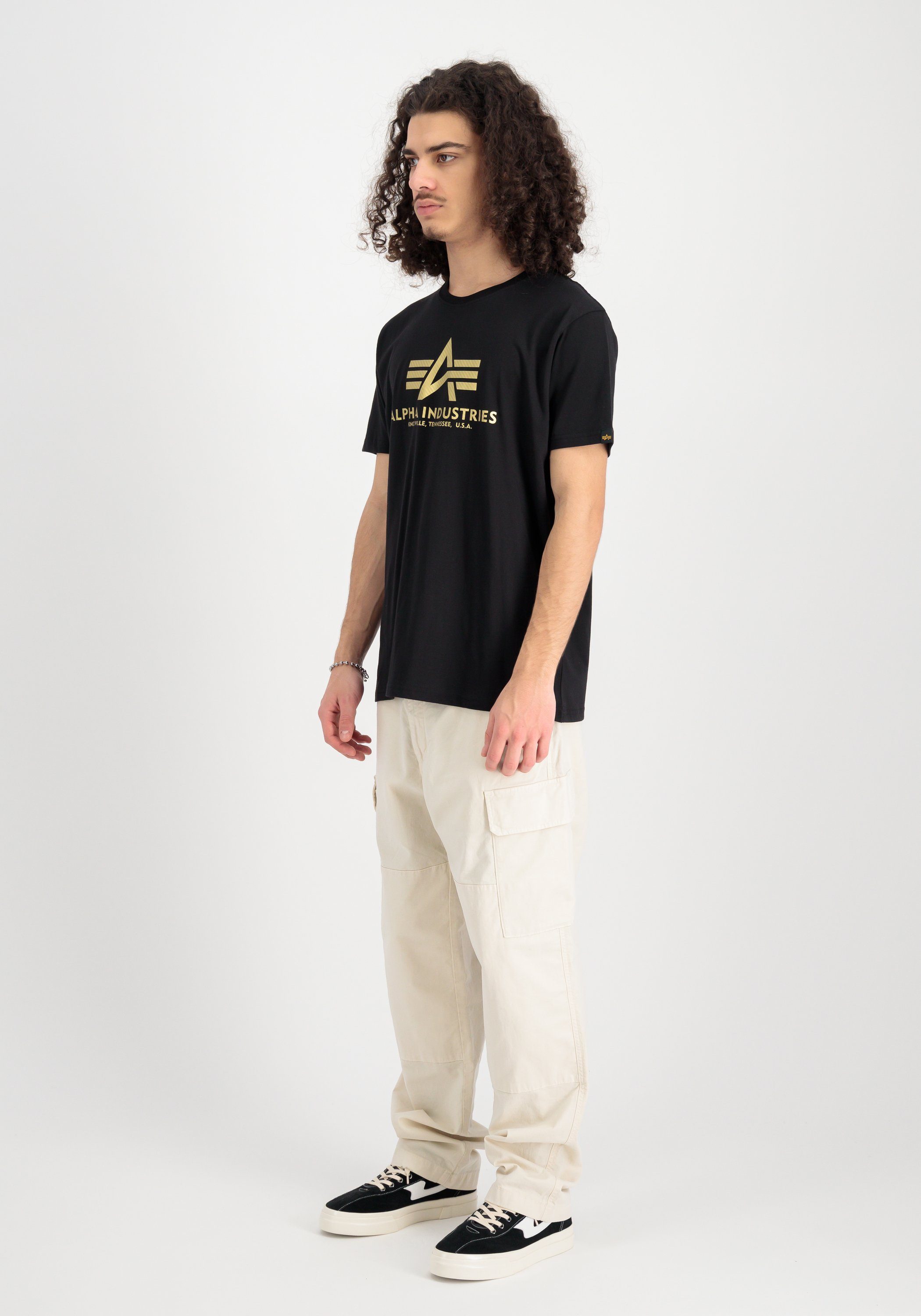 Alpha Industries T-shirt ALPHA INDUSTRIES Men - T-Shirts Basic T Carbon