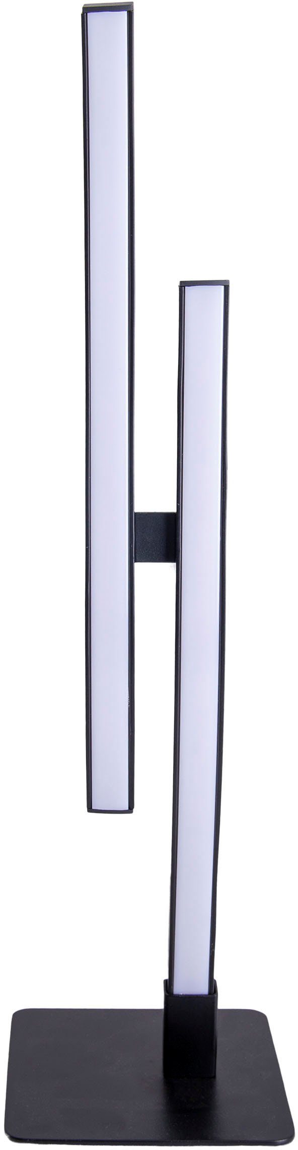 näve Led-tafellamp Onda Tafellamp warmwit, H: 44 cm, 10W, zwart-mat, IP20 (1 stuk)