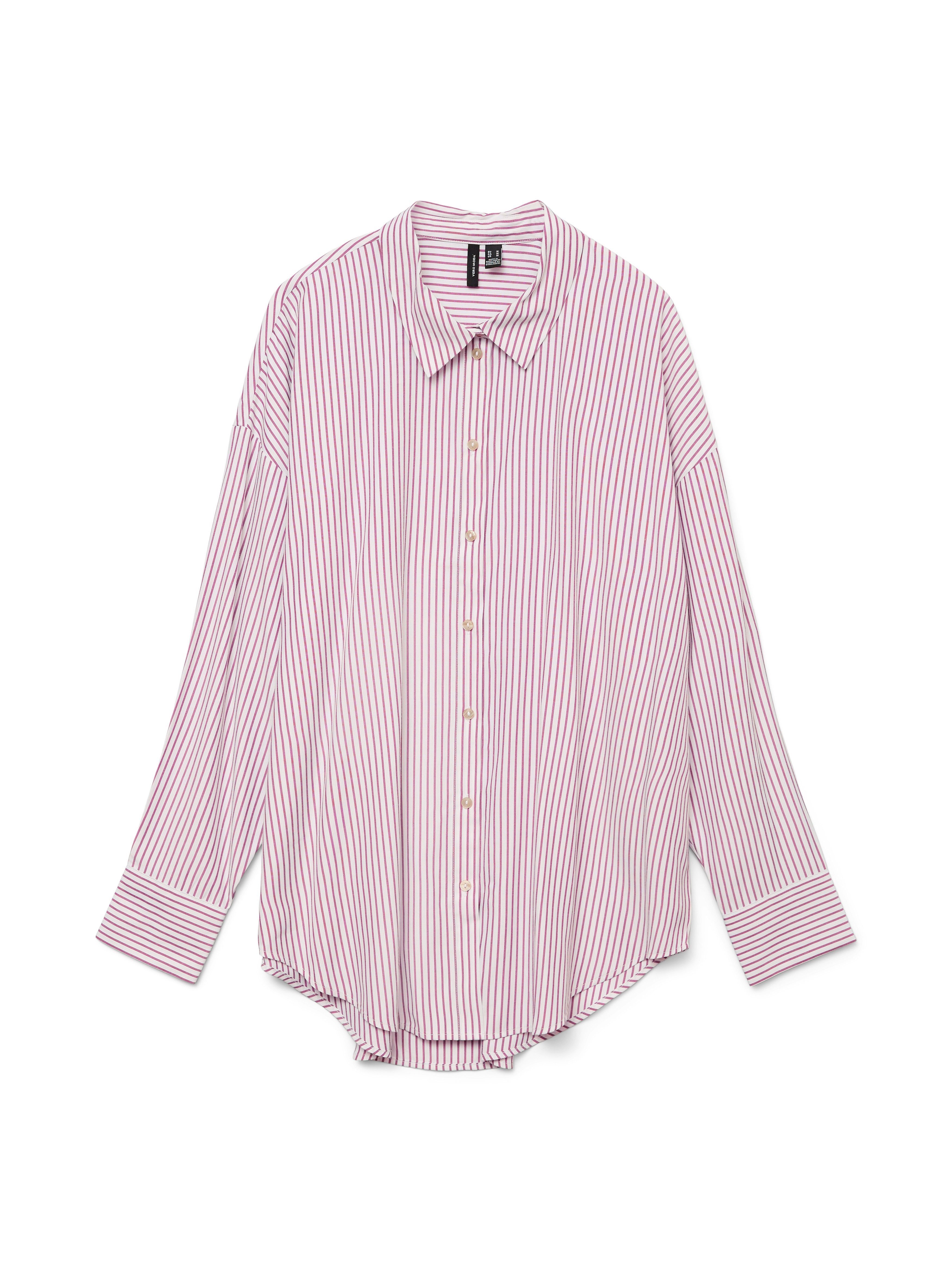 Vero Moda Blouse met lange mouwen VMNORA LS OVERSIZE SHIRT WVN GA NOOS
