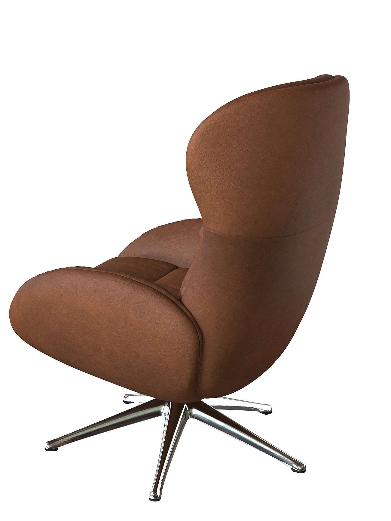 FLEXLUX Relaxfauteuil Haze, uitstekend comfort, Alu voet, organisch design, ergonomisch