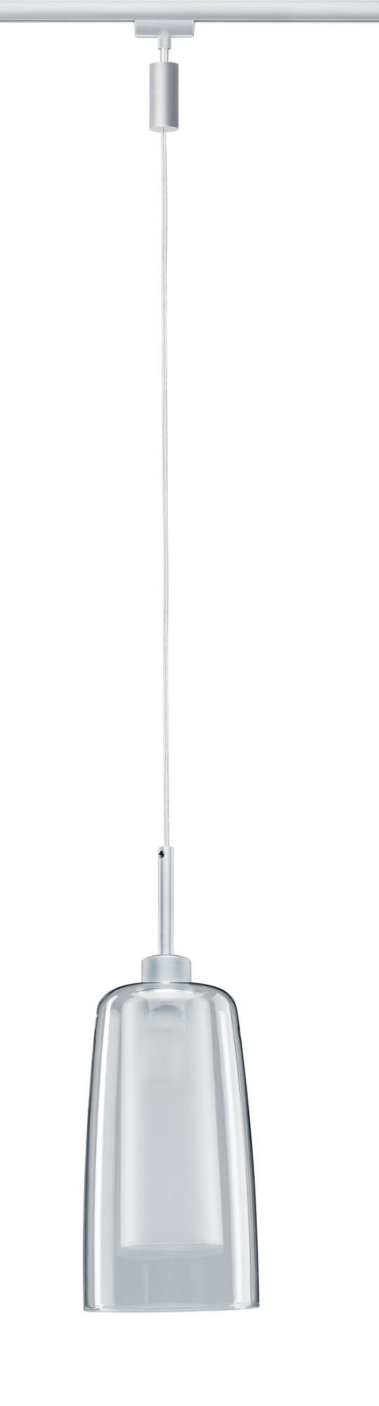 Paulmann Railsysteem-lampen URail Hanglamp Arido II GU10 560lm 5W 2700K 230V Chroom mat, Helder, Satin (1-delig)