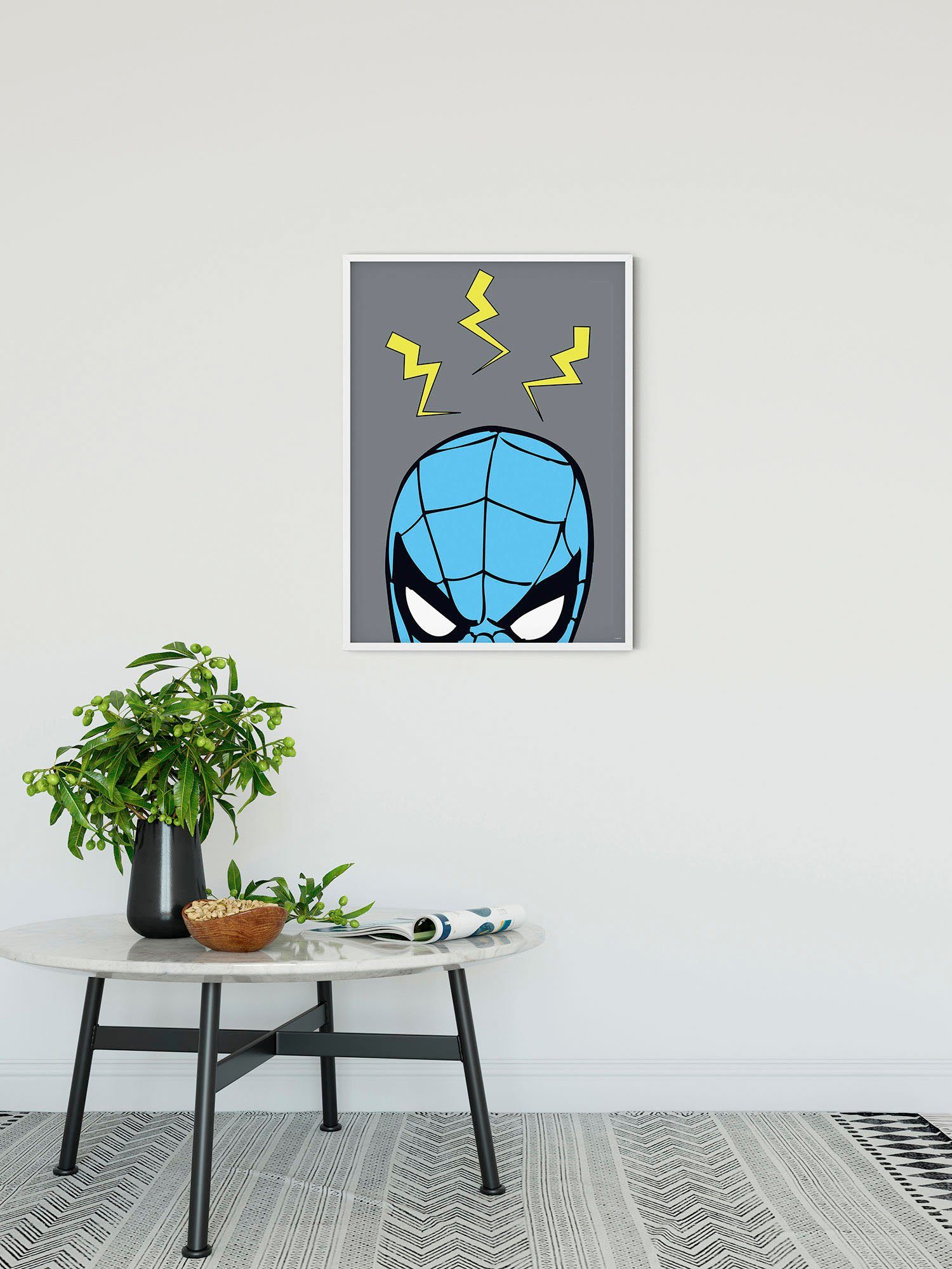 Komar Wanddecoratie Marvel PowerUp Spider-Man Sense Wanddecoratie voor de kinderkamer - zonder lijst (1 stuk)