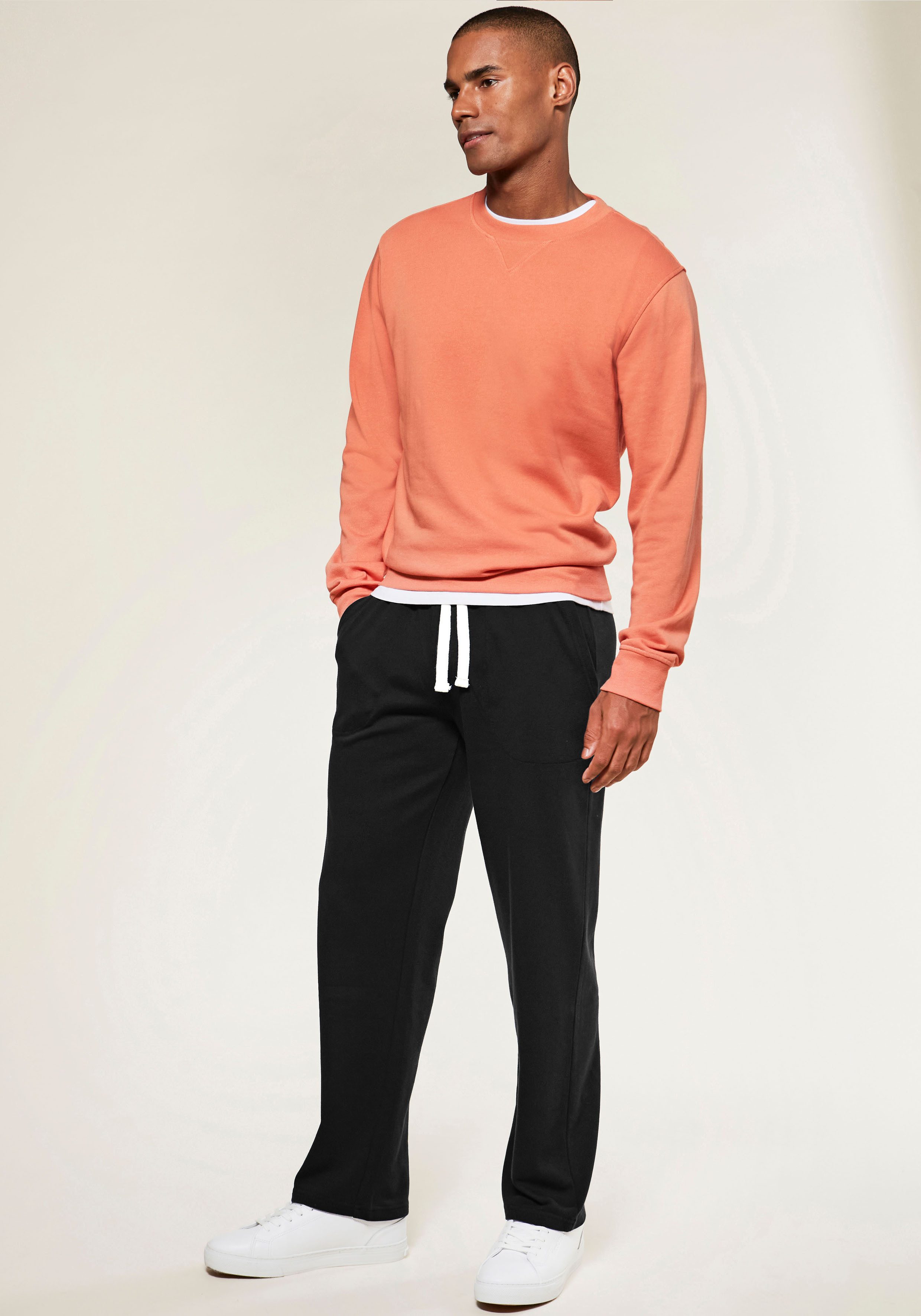KangaROOS Sweatbroek , zijvakken, contrasterende banden