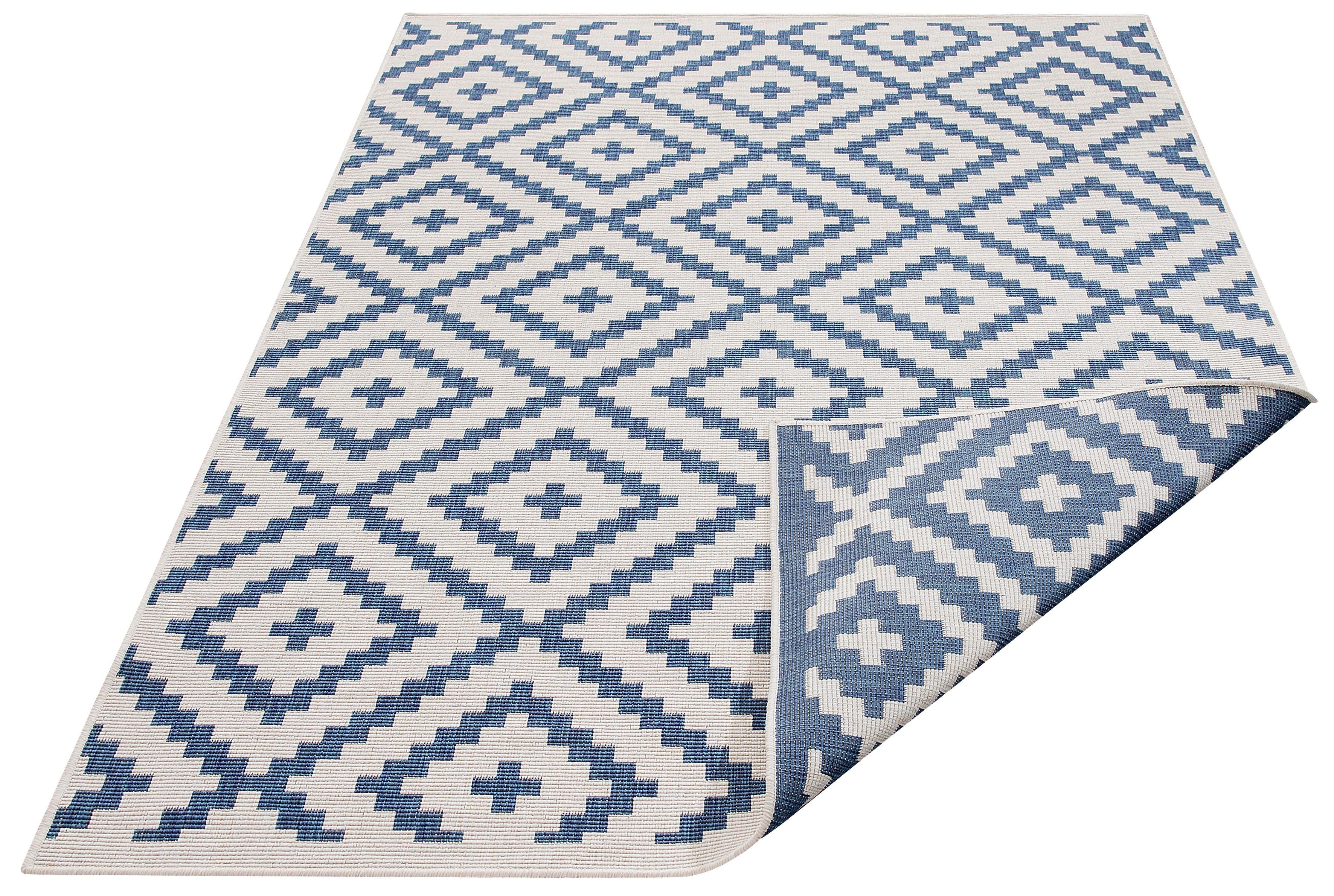 my home Vloerkleed Ronda tweezijdig te gebruiken kleed Sisal-look, platweefsel, in- en outdoor, geometrisch boho design