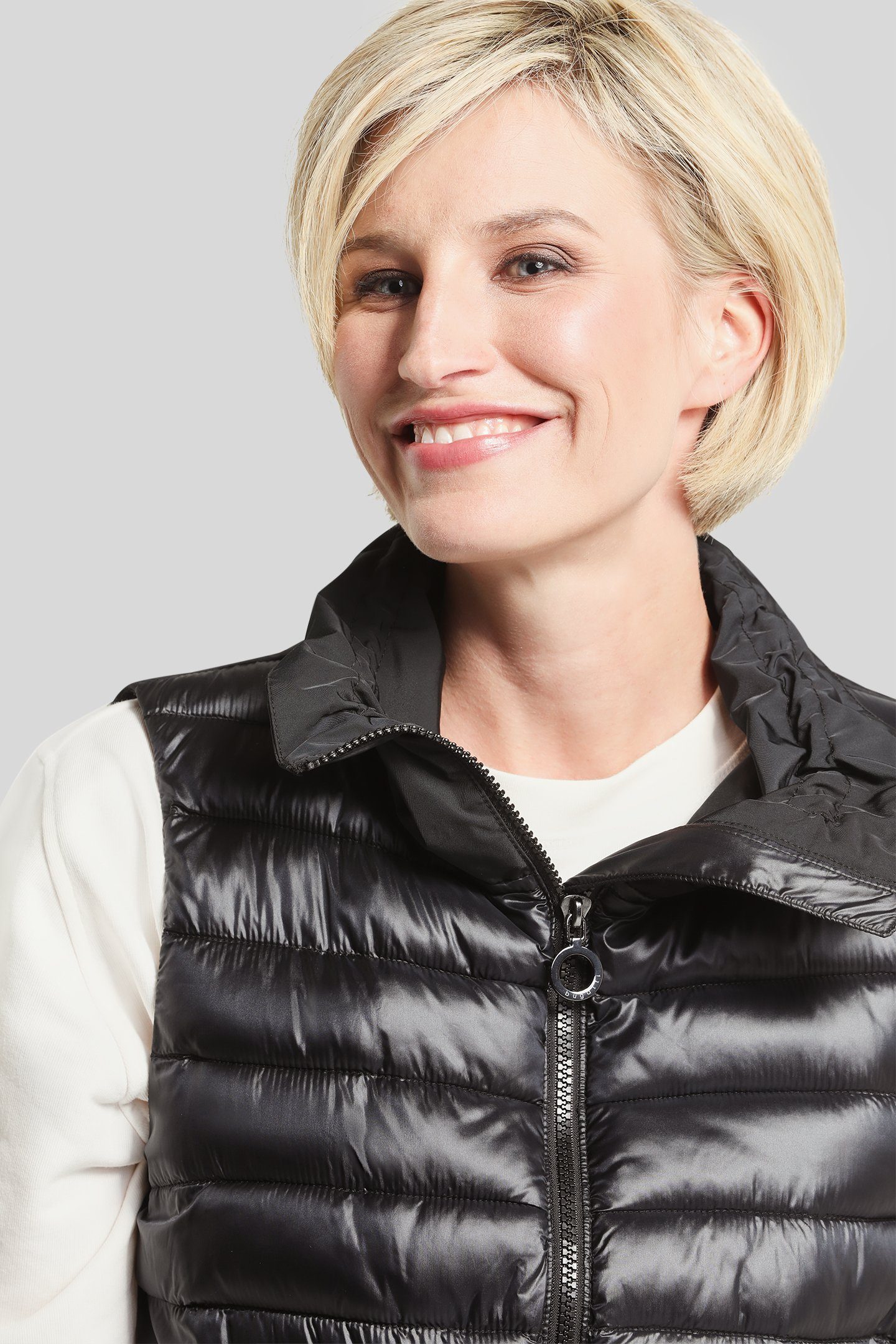 Bugatti Bodywarmer met niet-doorgestikte rugleuning