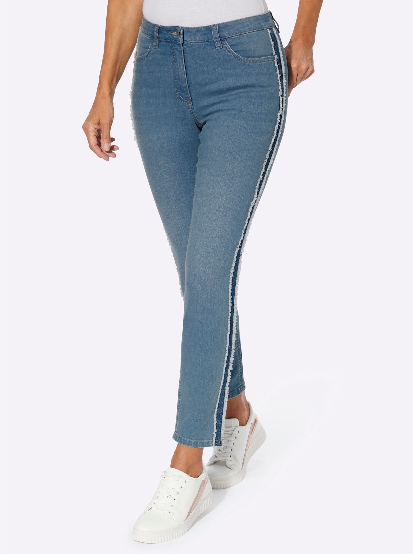 Classic Basics Skinny jeans dames skinny jeans maat 56 blauw