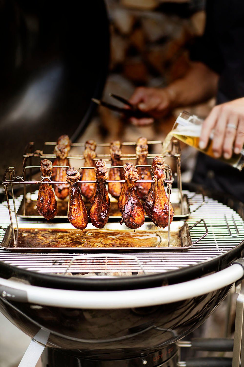 ROESLE Houder voor de barbecue Kippenrek, 25144