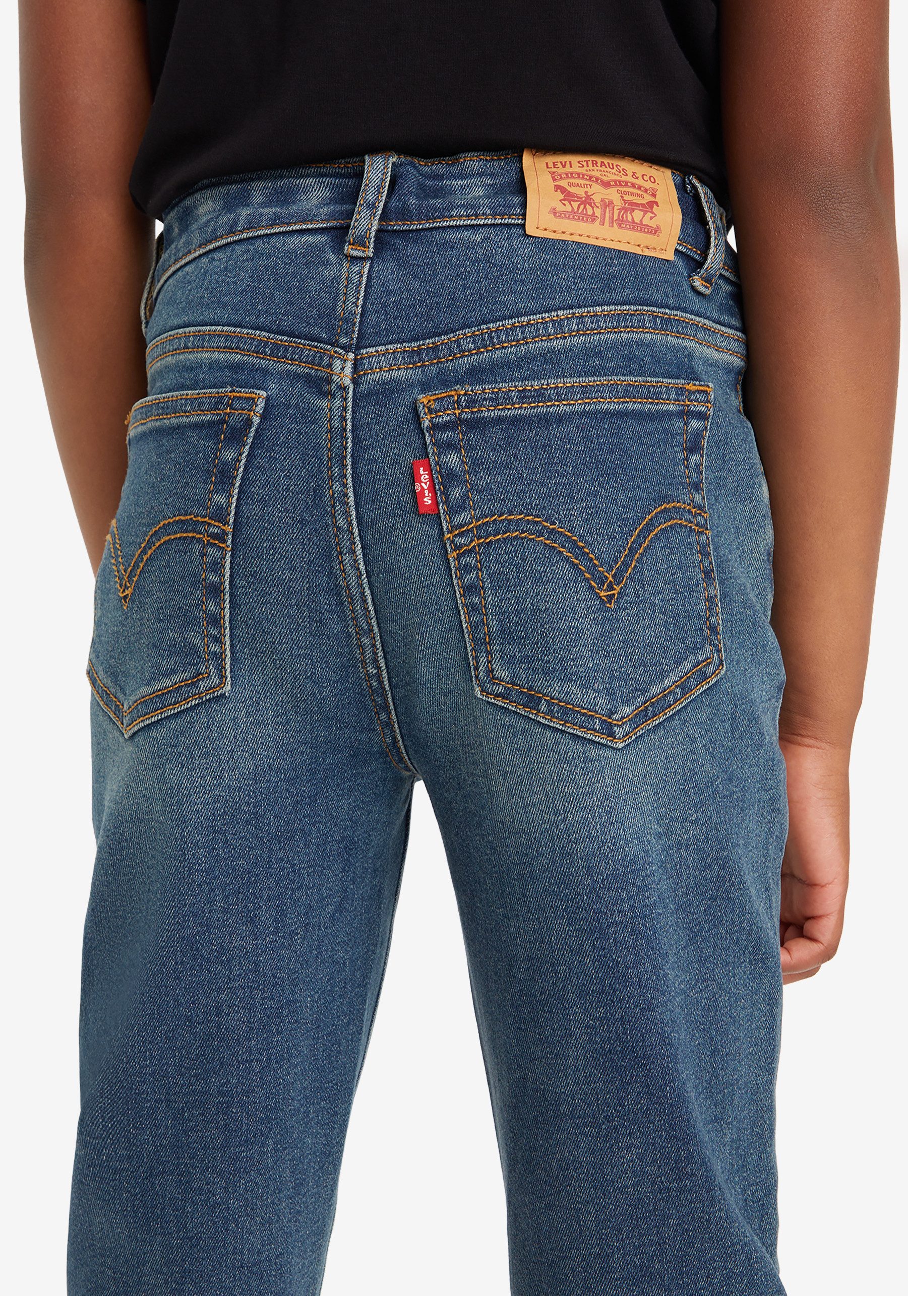 Levi's Kidswear 5-pocket jeans LVG MINI MOM JEANS in mom-fit, voor meisjes