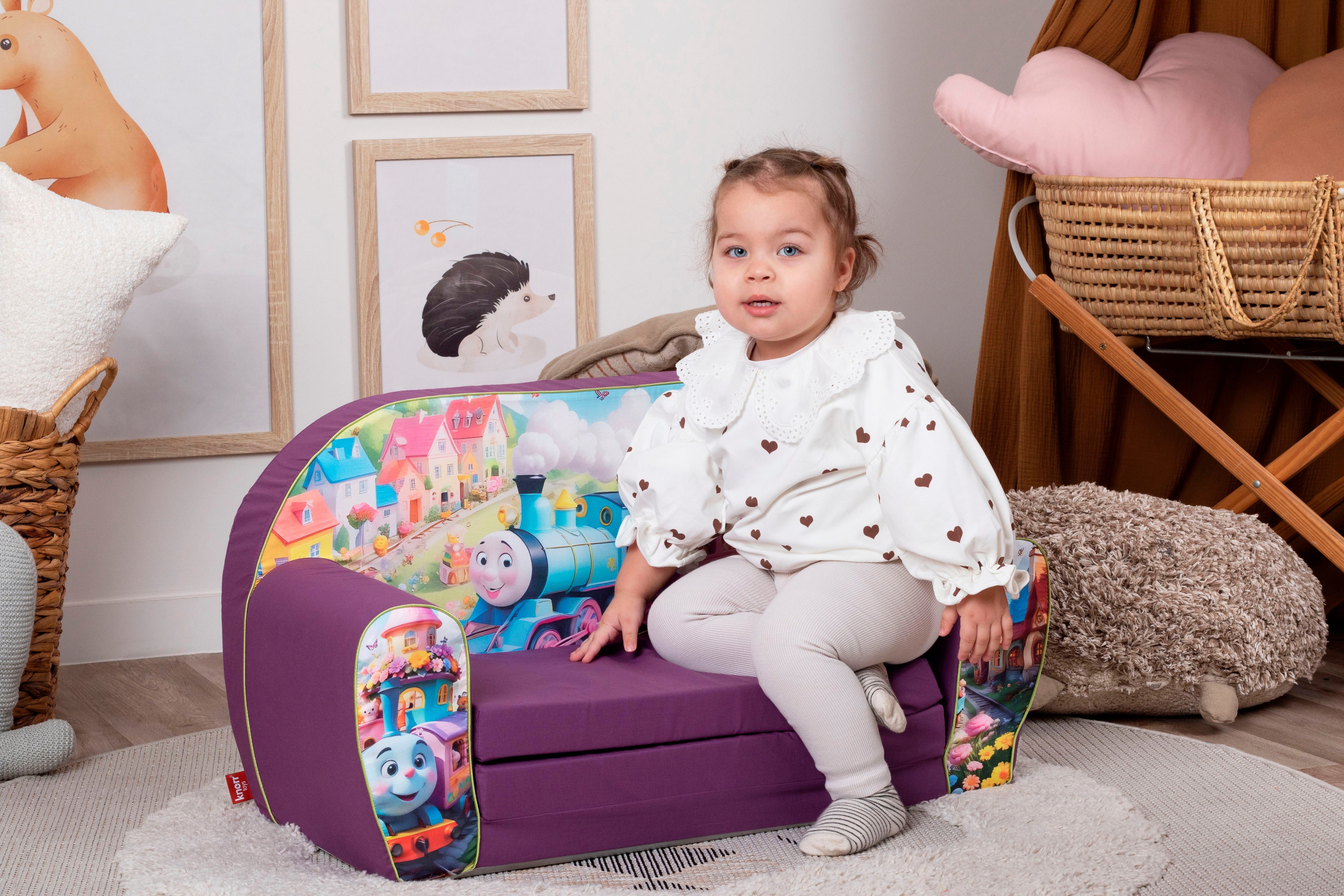 Knorrtoys® Bank Happy train voor kinderen, made in europe