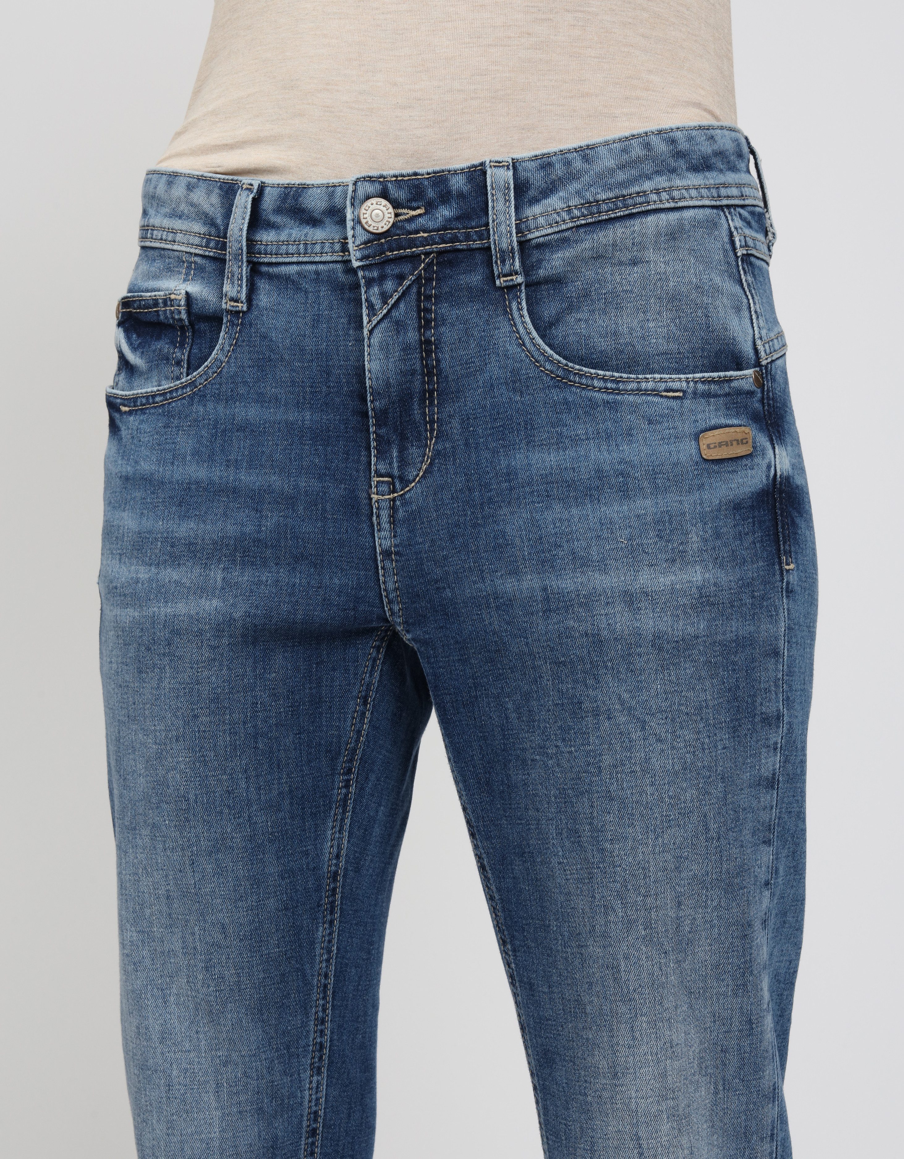 GANG Relax fit jeans 94AMELIE CROPPED in 5-pocket-stijl