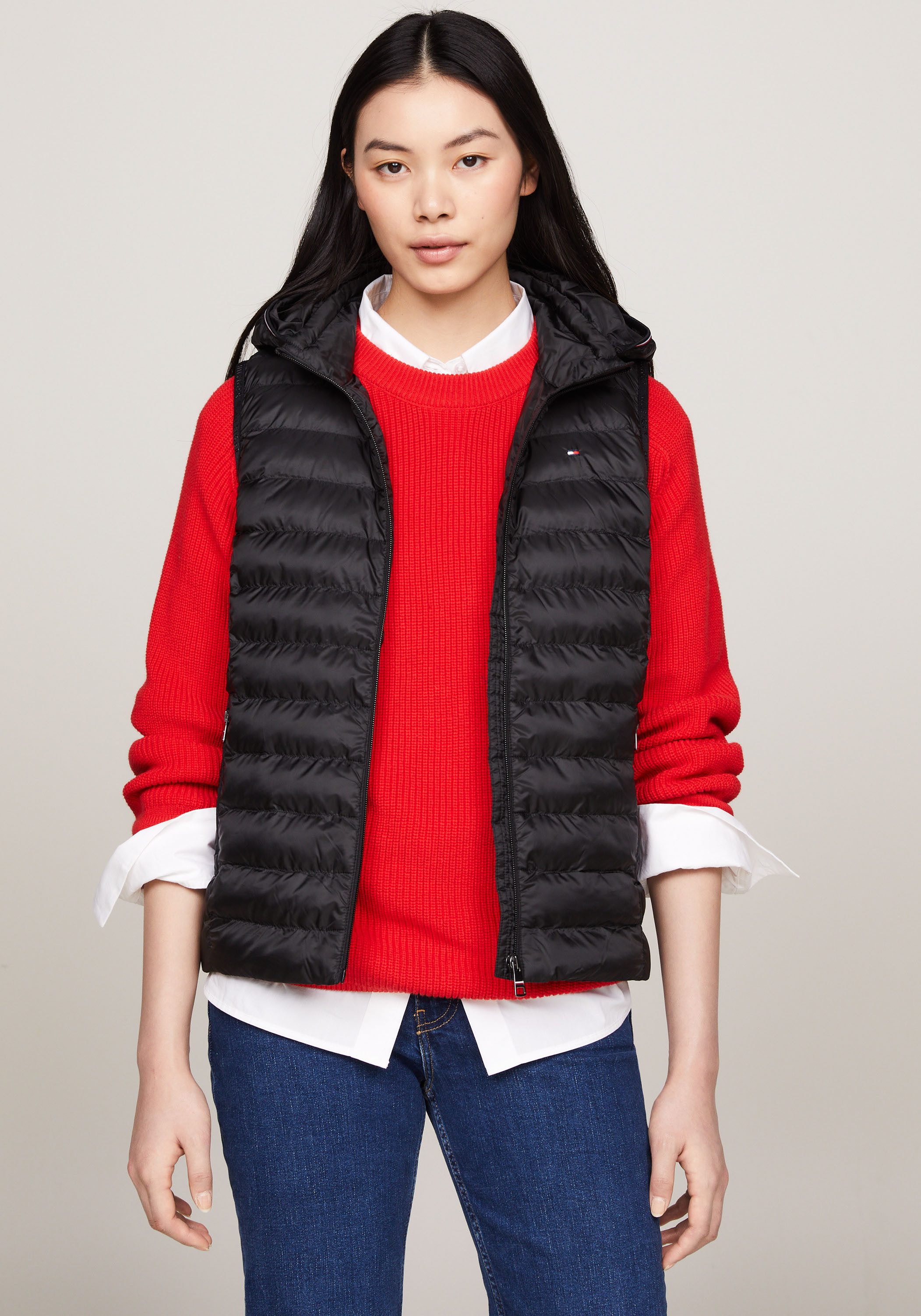Tommy Hilfiger Bodywarmer LW PADDED GLOBAL STRIPE VEST (Global Serie TH VROUWEN)