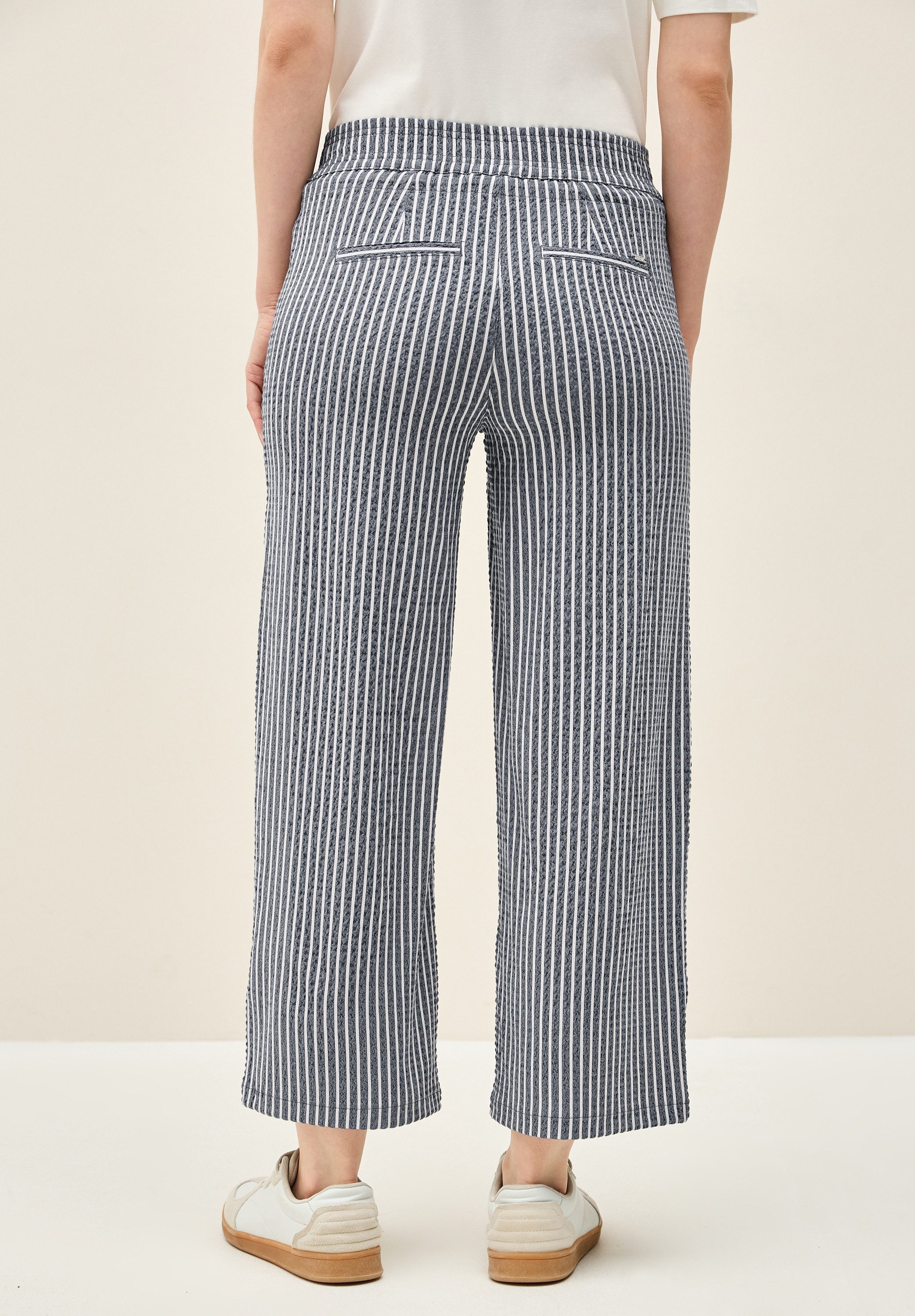 Cecil Stoffen broek Style Neele met streepmotief