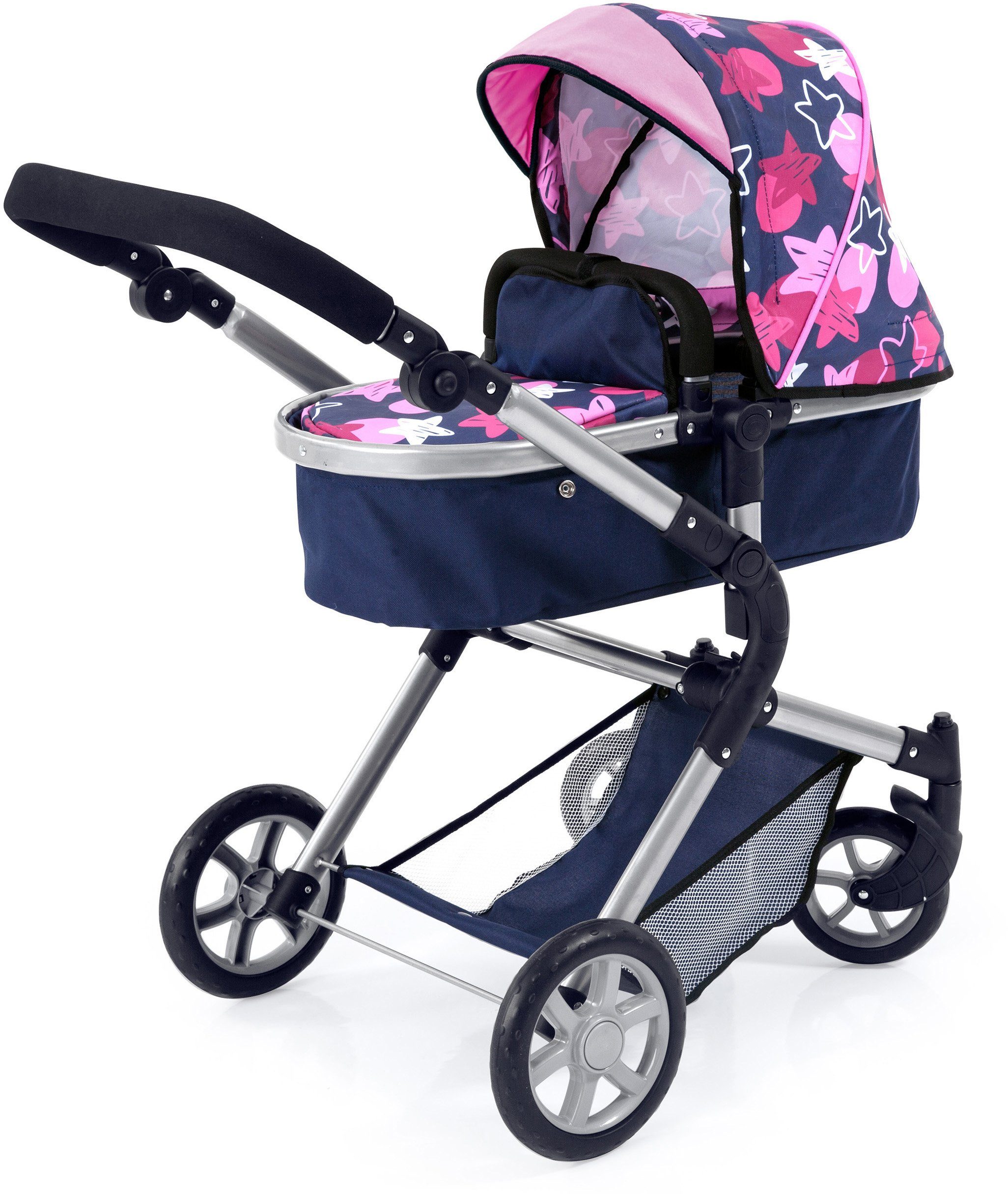 Bayer Combi-poppenwagen City NEO, blauw
