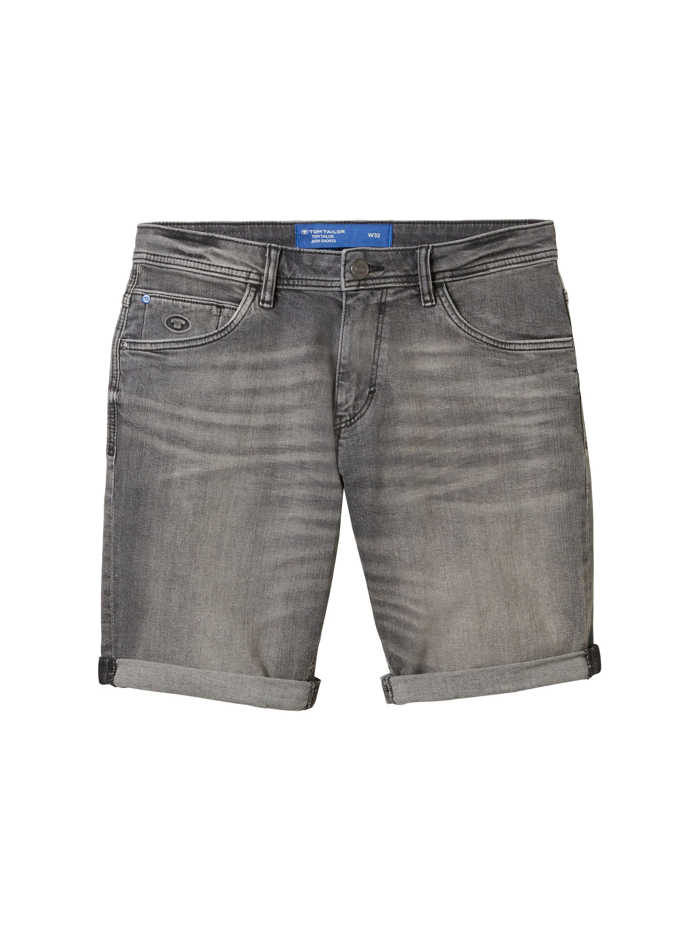 Tom Tailor Jeansbermuda Josh in lichte wassing