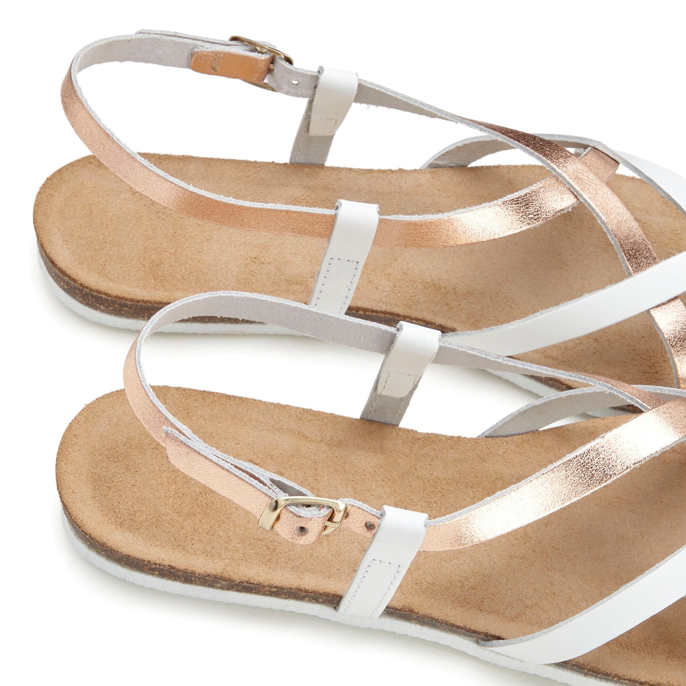 Vivance Teenslippers Sandaal, sandalette, zomerschoen van hoogwaardig leer