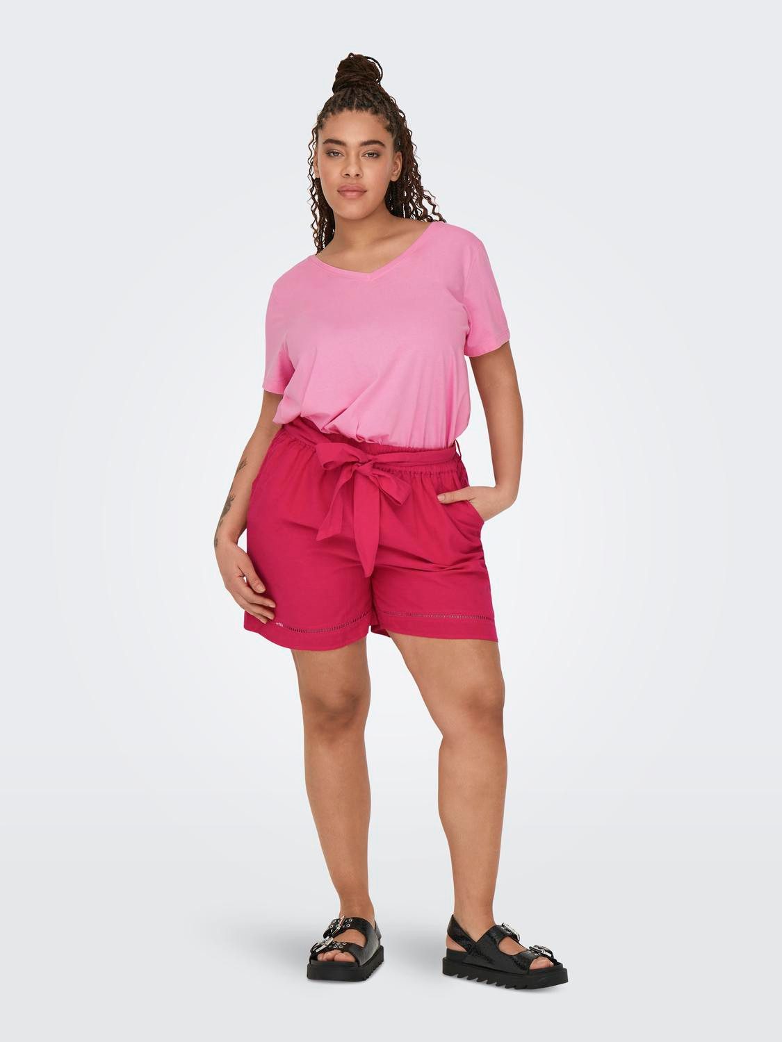 ONLY CARMAKOMA Short CARJUPITER LIFE SHORTS WVN