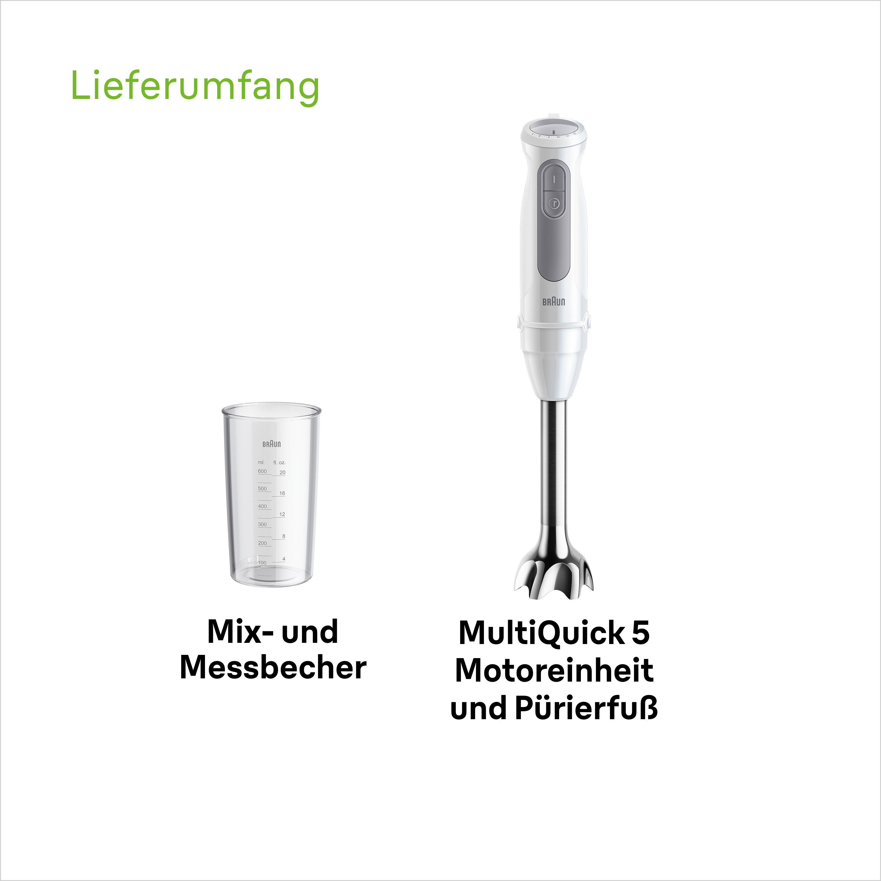 Braun Staafmixer MultiQuick MQ 50001 M