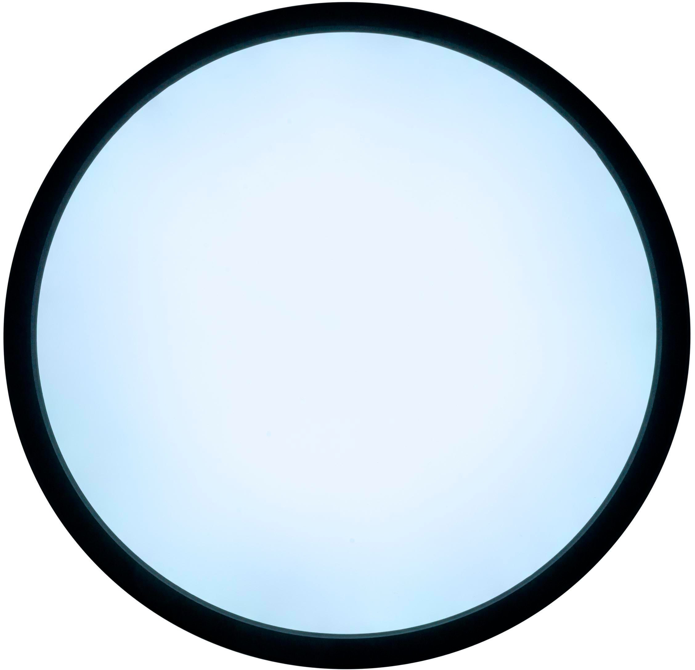 näve Plafondlamp LED "CARLO" met RGB-achtergrondverlichting D: 54 cm Dimbaar met geheugenfunctie, kleurwisselaar en nachtlichtfunctie (2 stuks)
