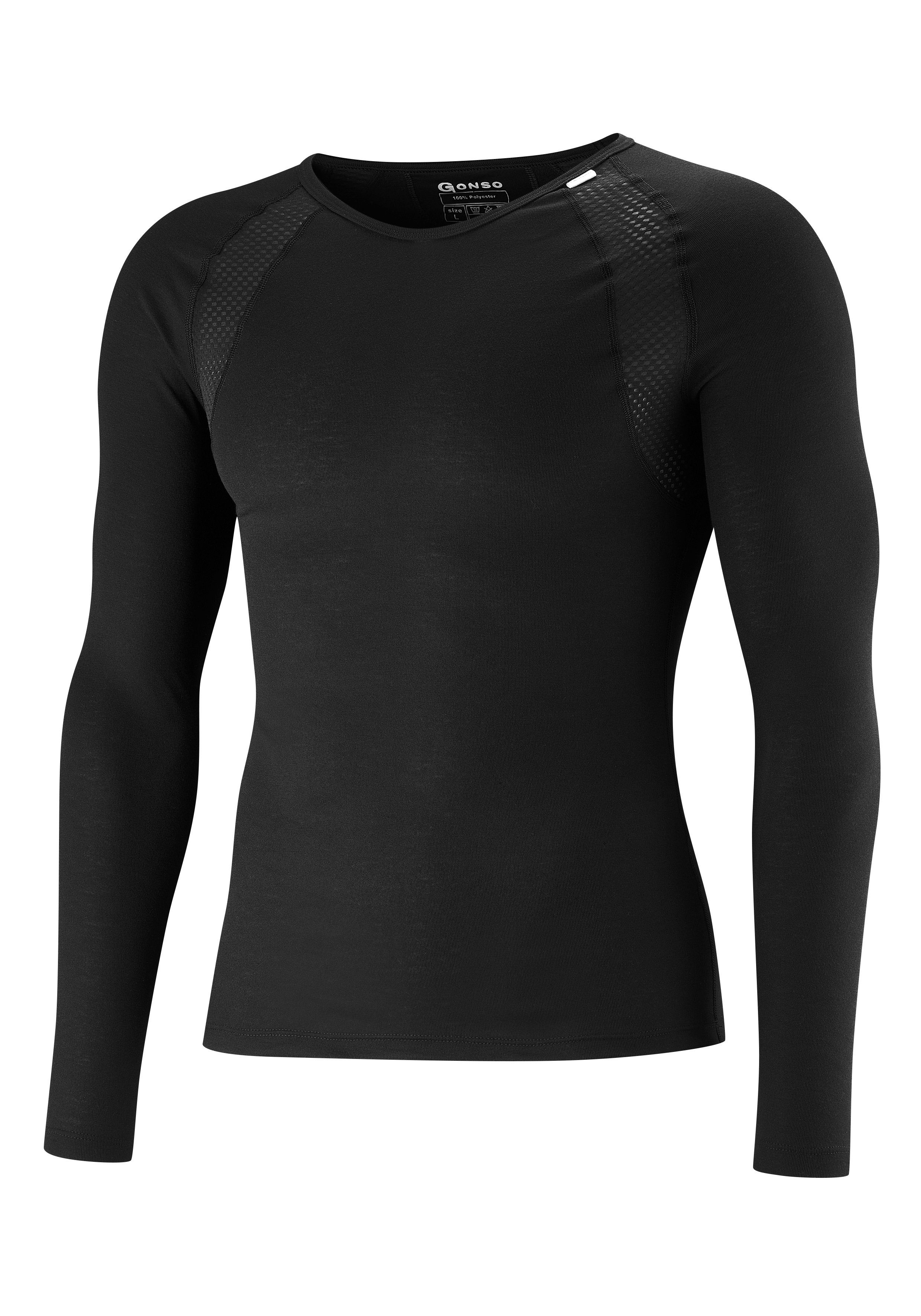 Gonso Functioneel shirt Base Shirt Longsleeve Therm M Heren onderhemd met lange mouwen, fiets onderhemd
