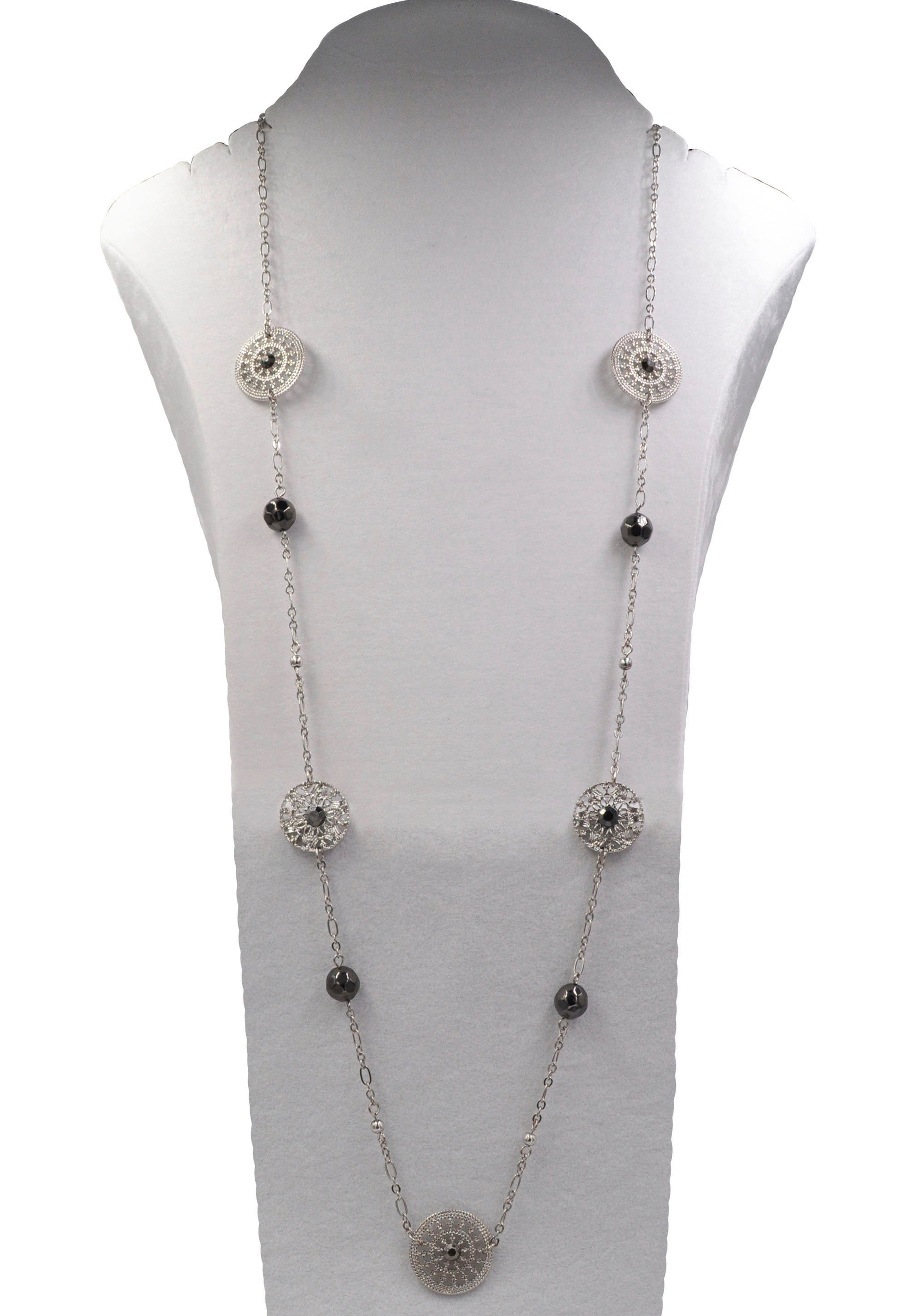 Firetti Lange ketting Figaro Blume met zirkoon (synthetisch)