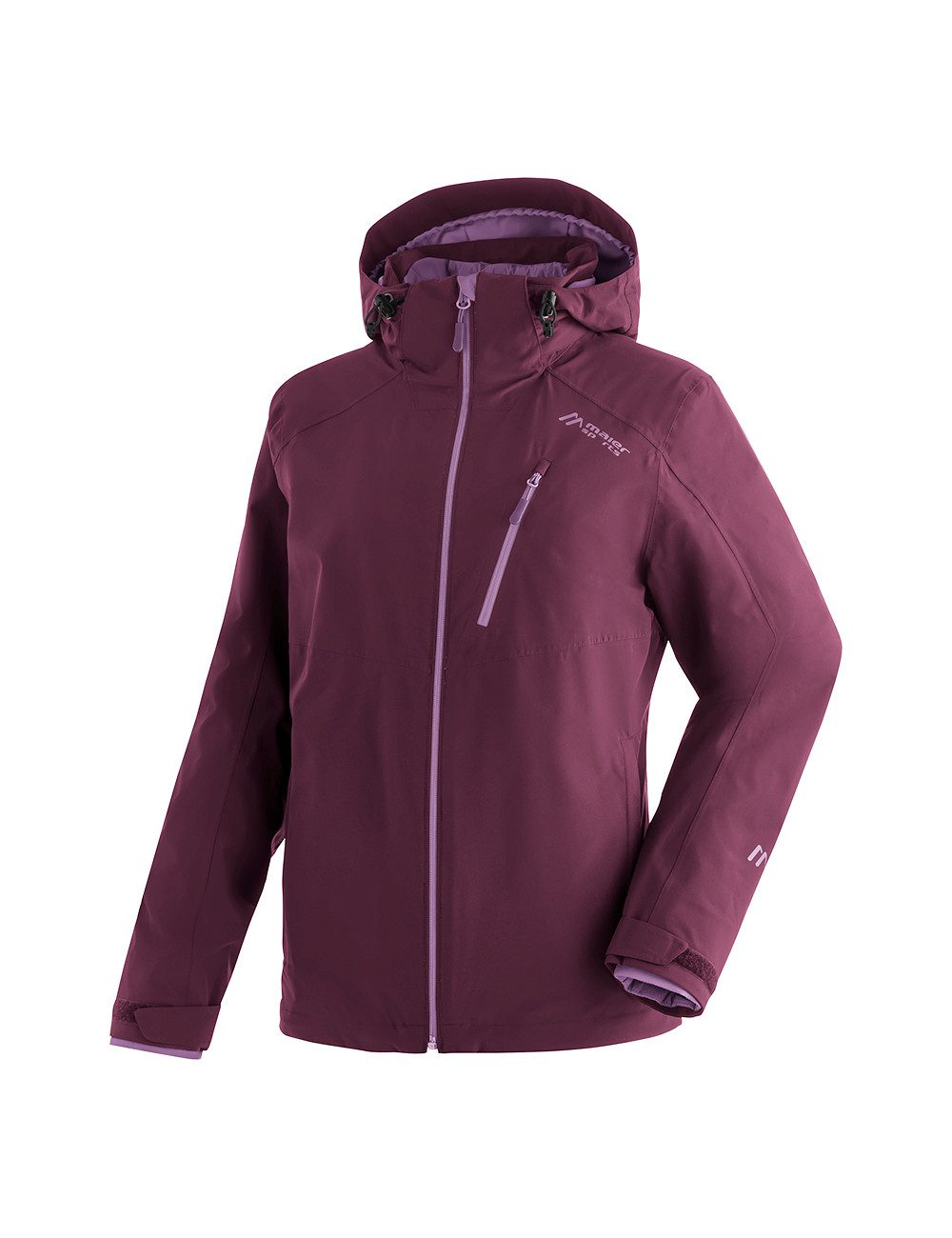 Maier Sports Functioneel jack Lisbon 3in1 Dames 3-in-1 jas outdoorjas wind waterdicht 2 ritszakken