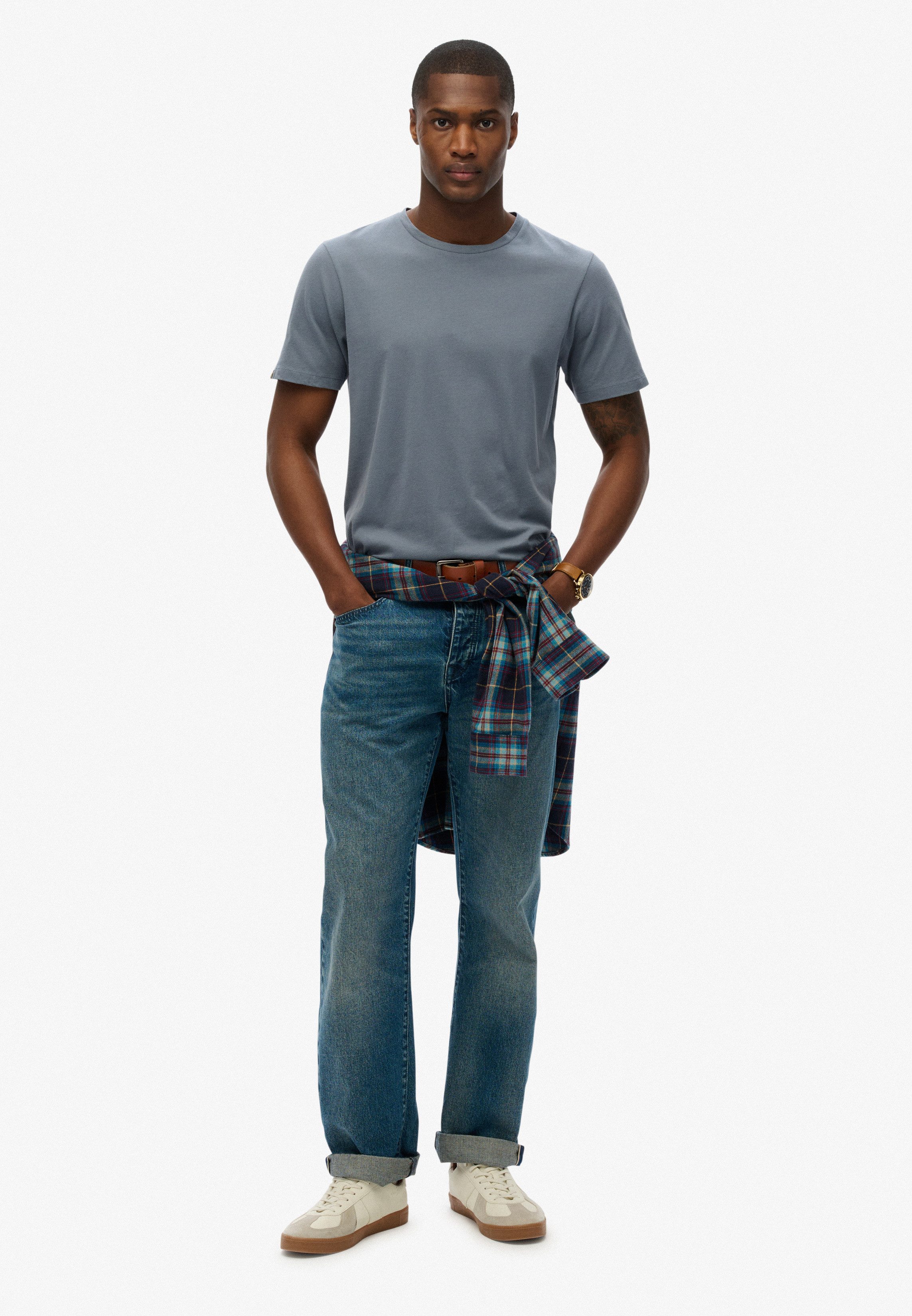 Superdry Shirt met ronde hals CLASSIC ESSENTIAL TEE