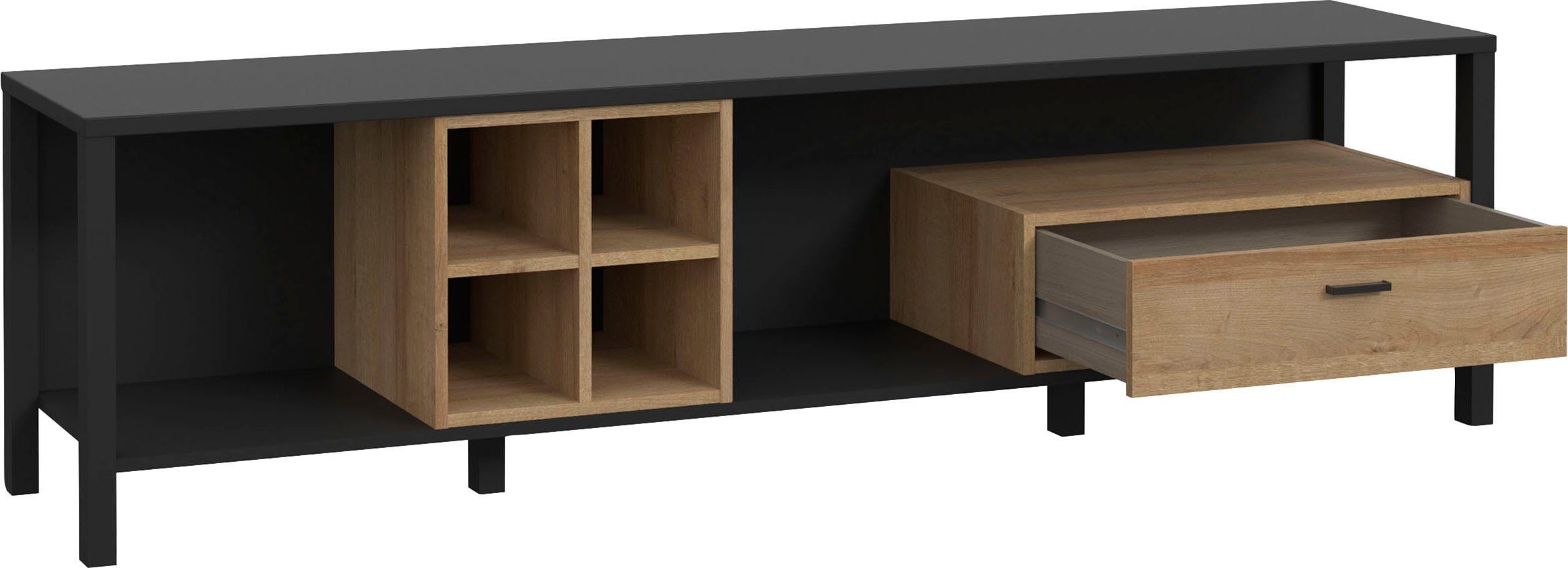 FORTE Tv-meubel High Rock TV-kast, TV-bord, breedte ca. 181 cm