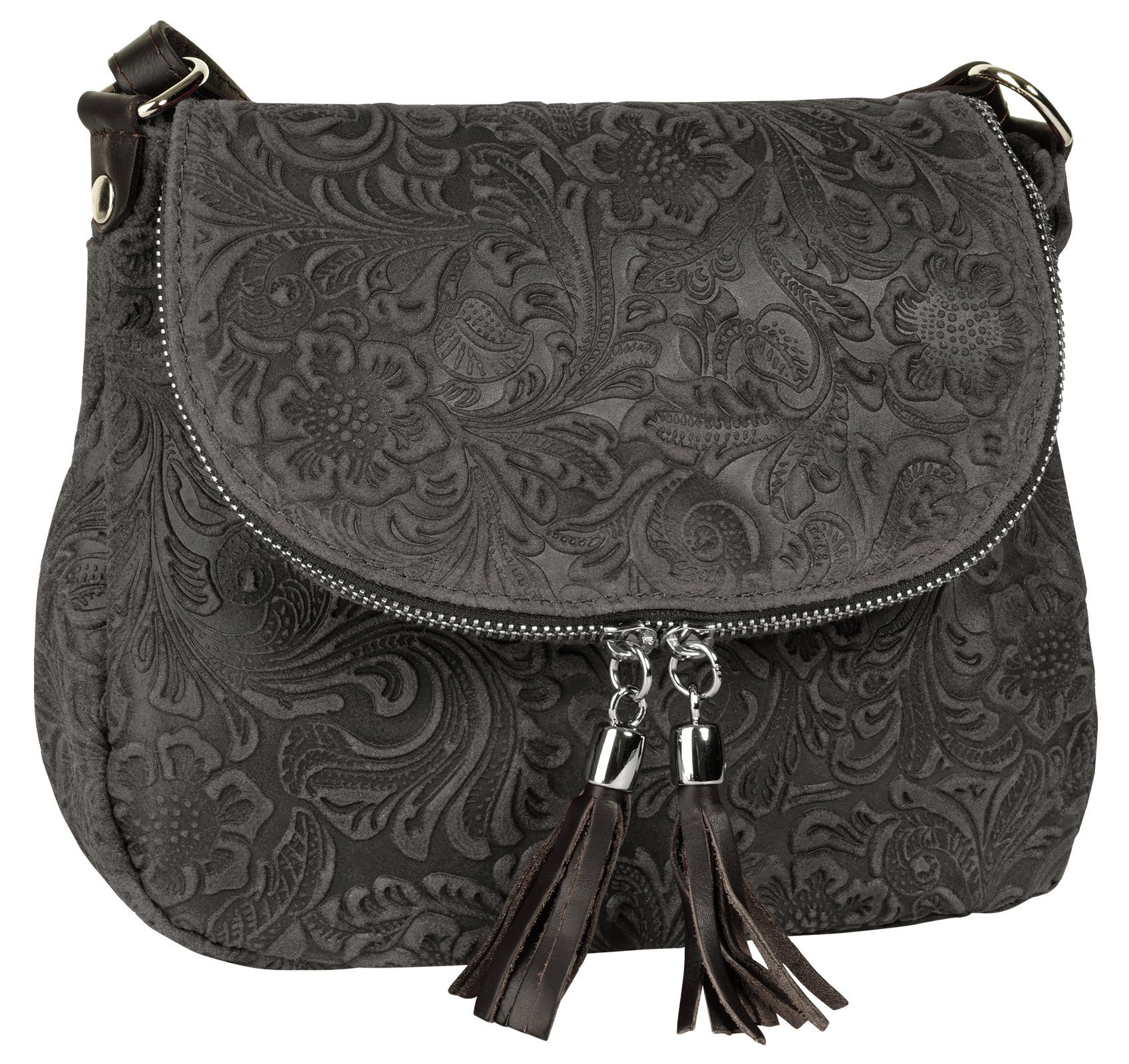 Samantha Look Schoudertas echt leer, made in italy
