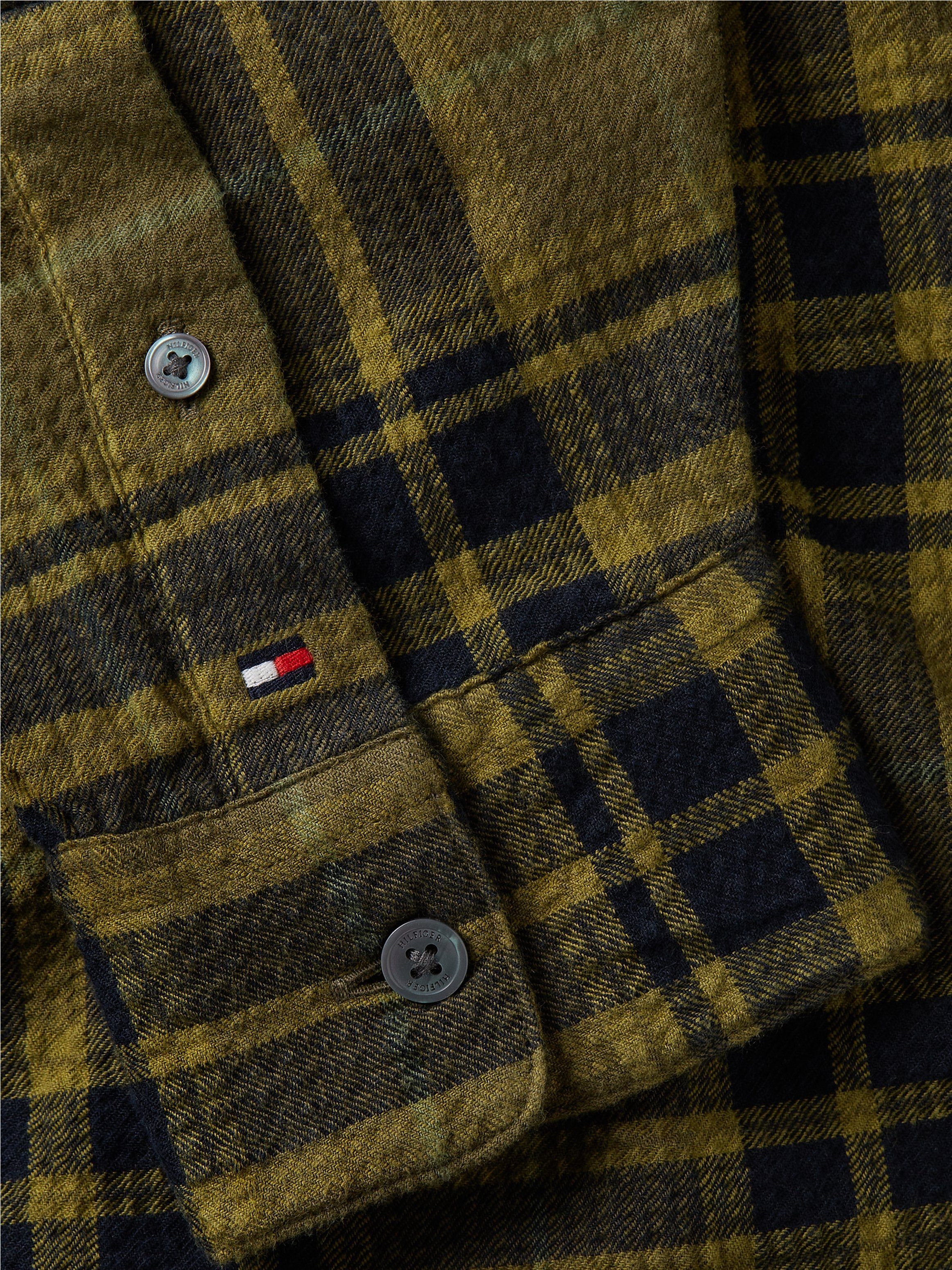 Tommy Hilfiger Overhemd met lange mouwen TONAL TARTAN SHIRT